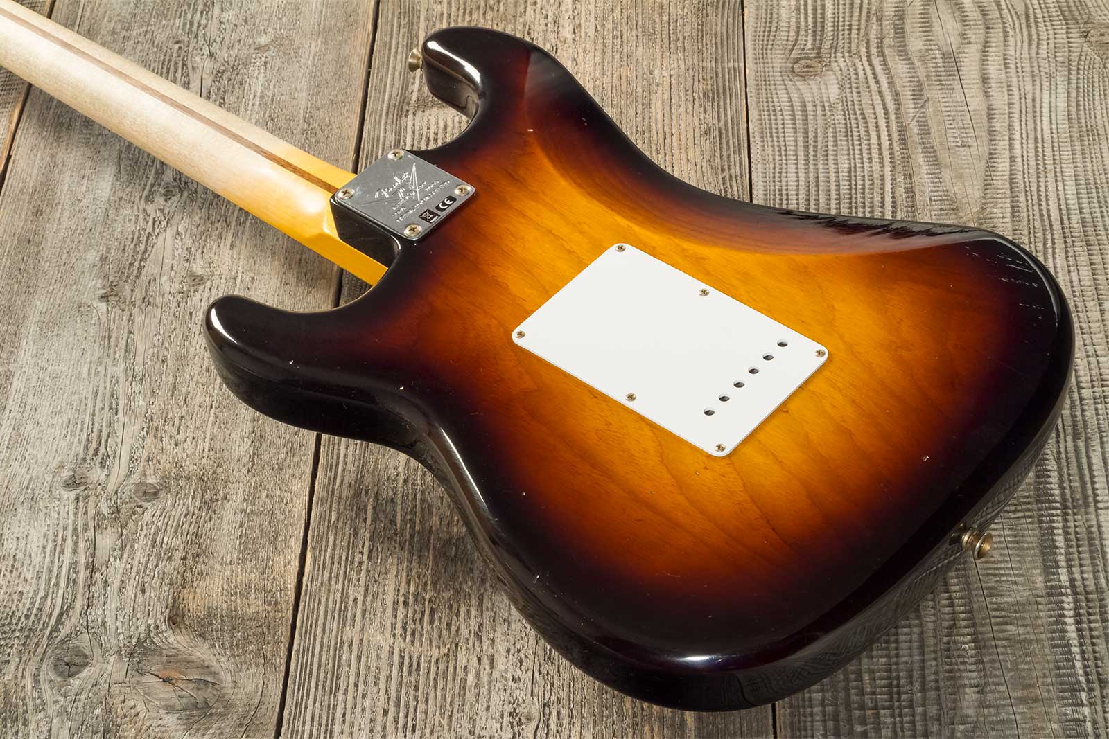 Fender Custom Shop Strat 1954 70th Anniv. 3s Trem Mn #xn4193 - Journeyman Relic Wide-fade 2-color Sunburst - Elektrische gitaar in Str-vorm - Variatio