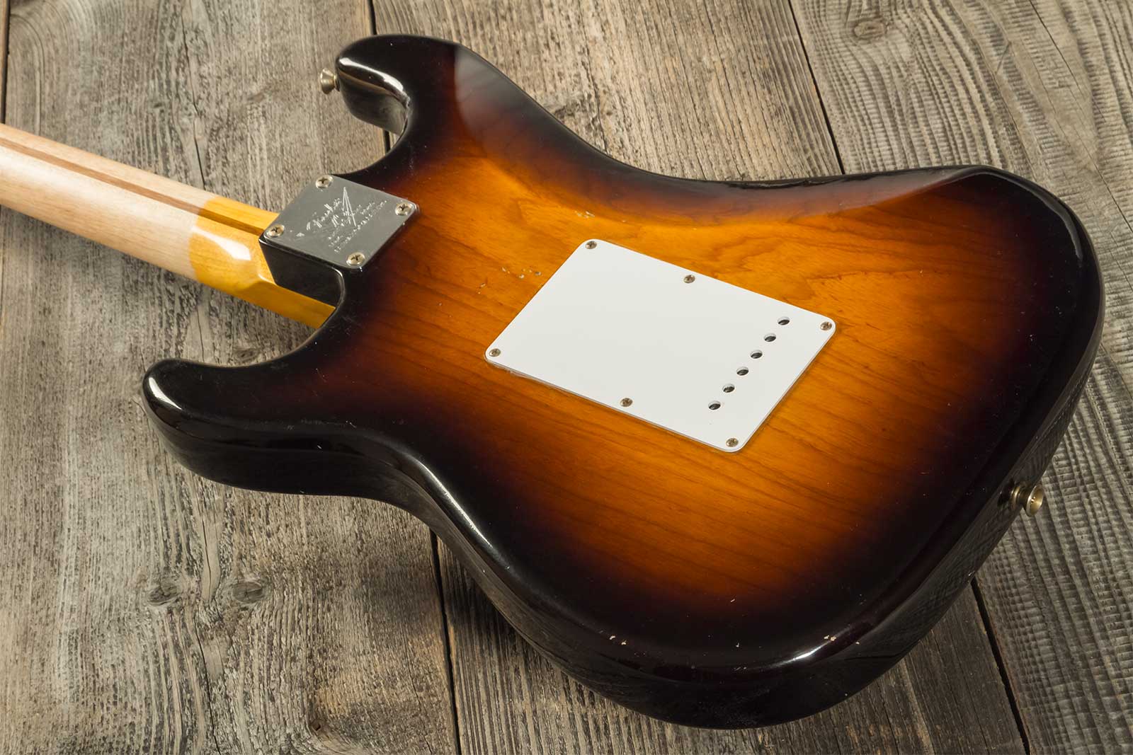 Fender Custom Shop Strat 1954 70th Anniv. 3s Trem Mn #xn4199 - Journeyman Relic Wide-fade 2-color Sunburst - Elektrische gitaar in Str-vorm - Variatio
