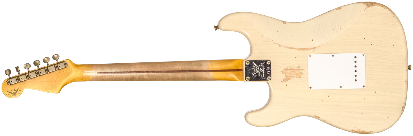 Fender Custom Shop Strat 1954 70th Anniv. 3s Trem Mn #xn4342 - Relic Vintage Blonde - Elektrische gitaar in Str-vorm - Variation 1