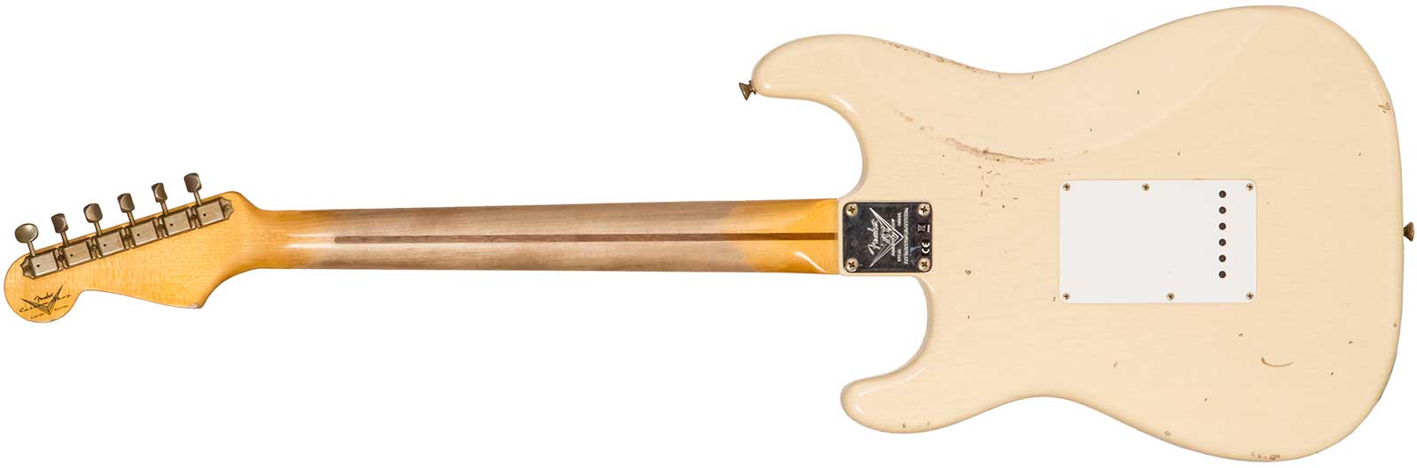 Fender Custom Shop Strat 1954 70th Anniv. 3s Trem Mn #xn4382 - Relic Vintage Blonde - Elektrische gitaar in Str-vorm - Variation 1