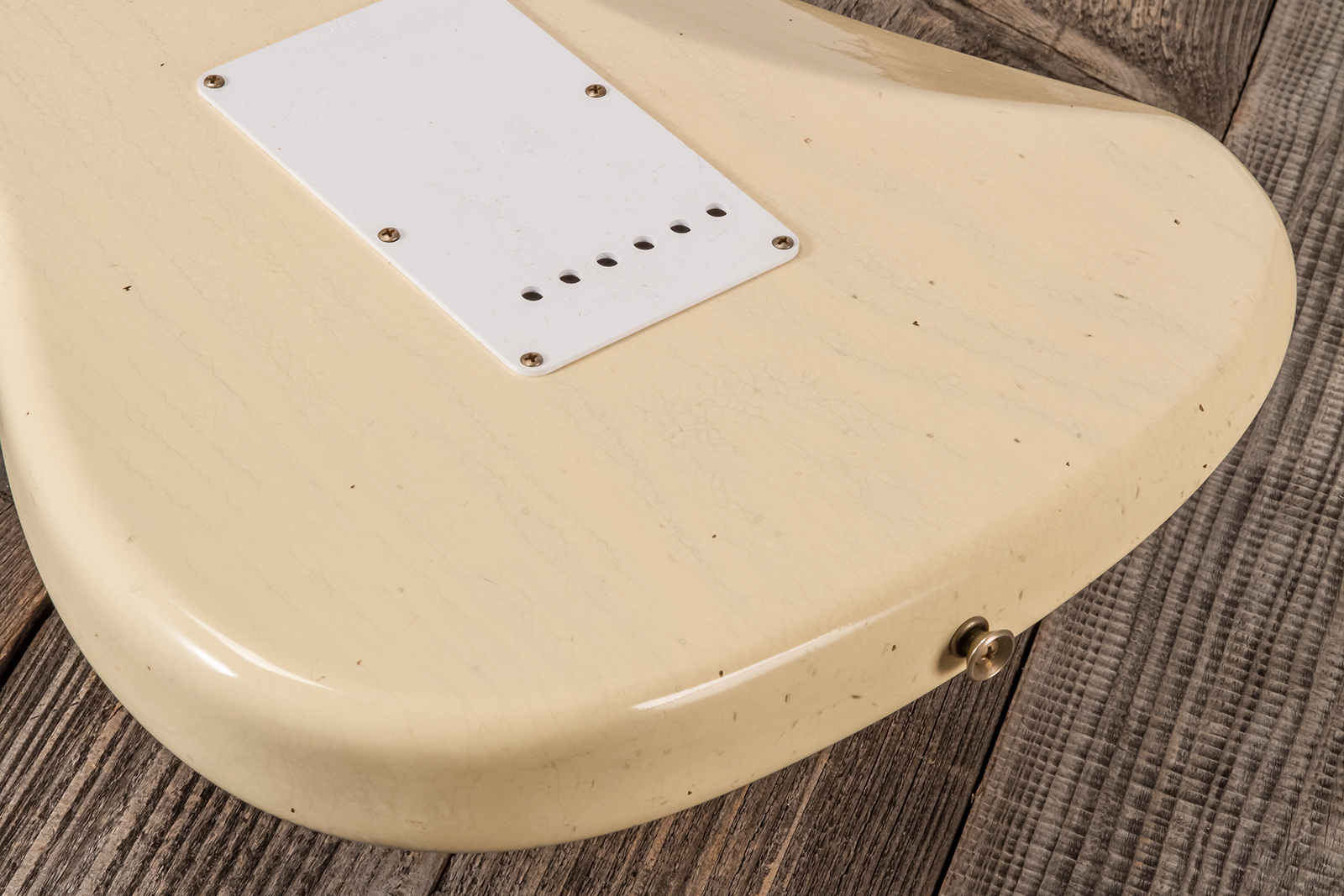 Fender Custom Shop Strat 1954 70th Anniv. 3s Trem Mn #xn4409 - Journeyman Relic Vintage Blonde - Elektrische gitaar in Str-vorm - Variation 7