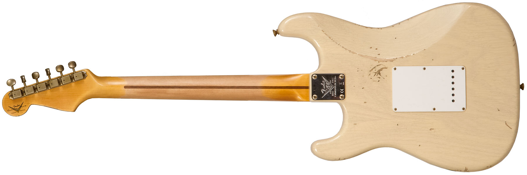 Fender Custom Shop Strat 1954 70th Anniv. 3s Trem Mn #xn5051 - Relic Vintage Blonde - Elektrische gitaar in Str-vorm - Variation 1