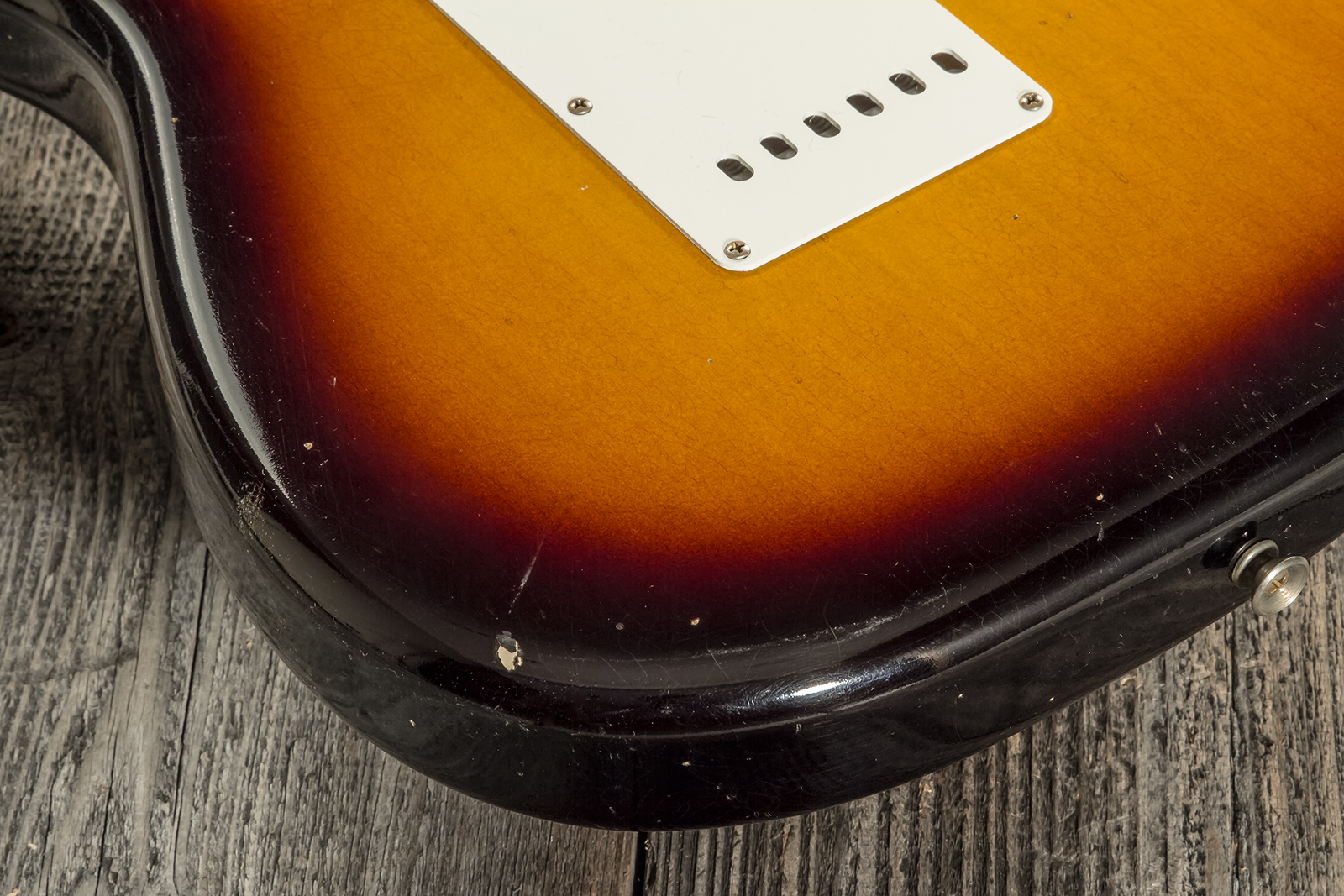 Fender Custom Shop Strat 1956 3s Trem Mn #cz571884 - Journeyman Relic Aged 2-color Sunburst - Elektrische gitaar in Str-vorm - Variation 7