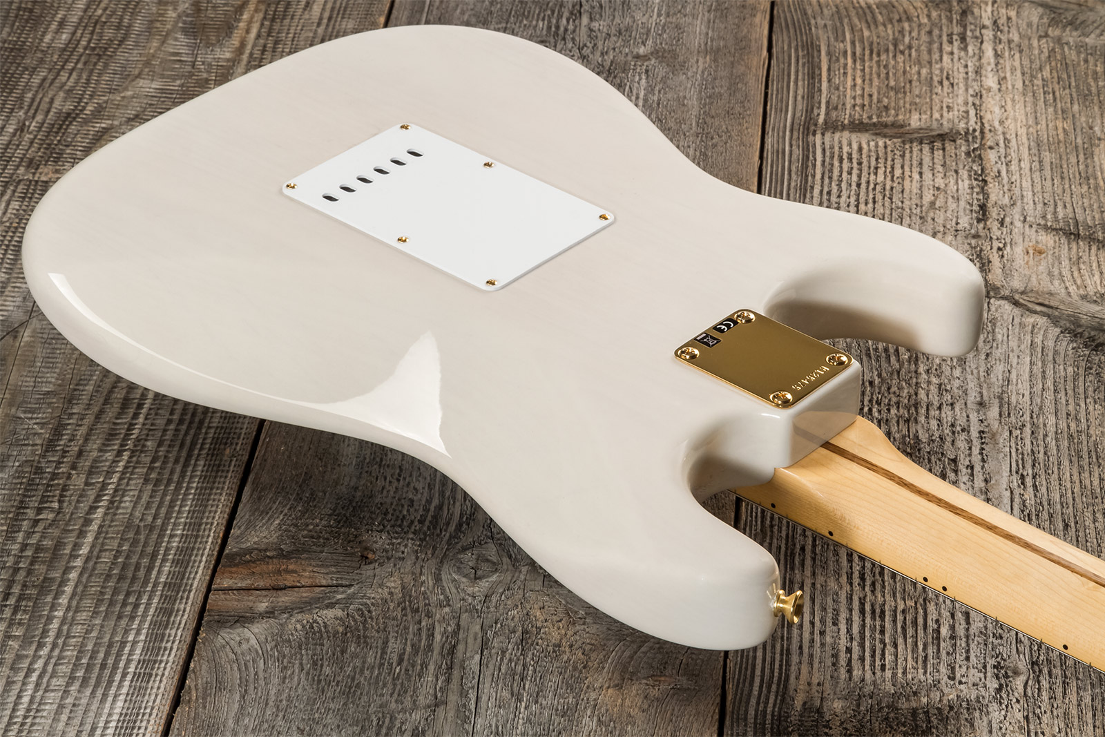 Fender Custom Shop Strat 1957 3s Trem Mn #r125475 - Nos White Blonde - Elektrische gitaar in Str-vorm - Variation 5