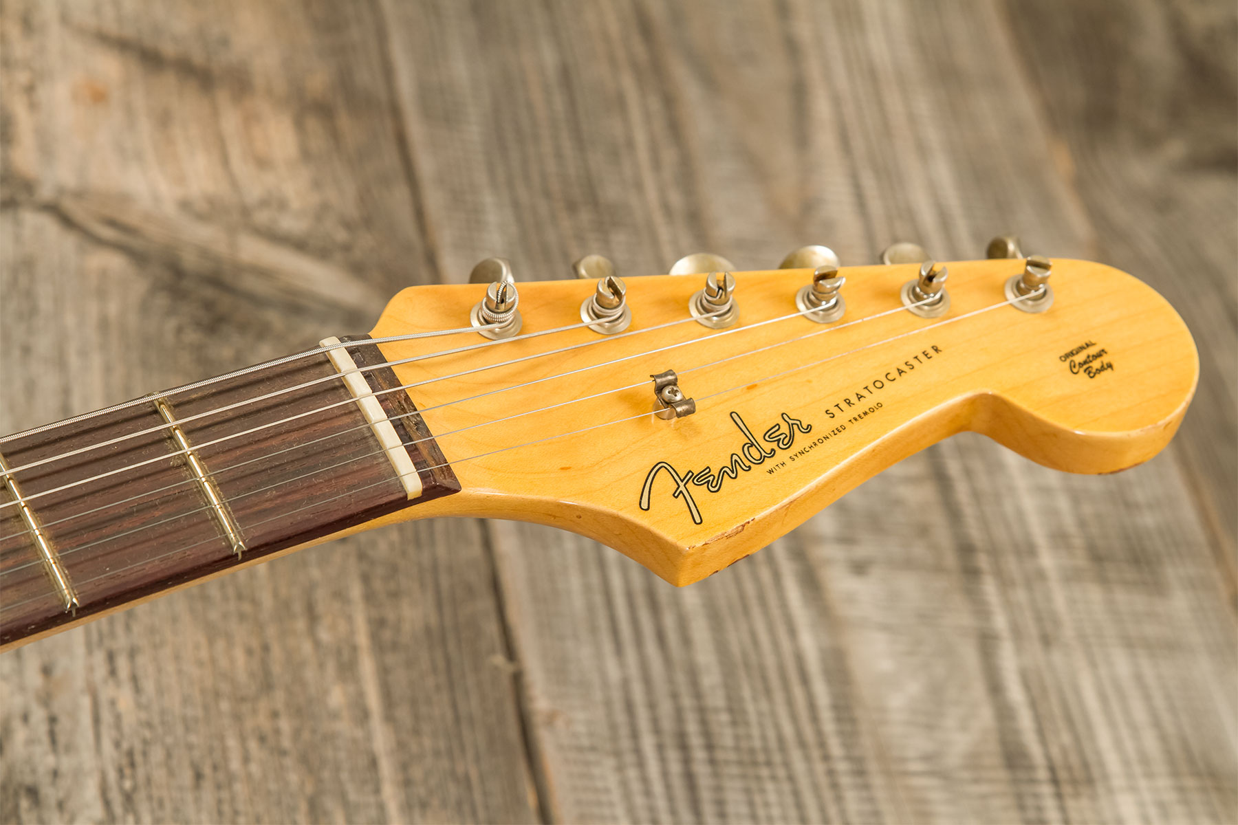 Fender Custom Shop Strat 1959 3s Trem Rw #r138342 - Relic Sonic Blue - Elektrische gitaar in Str-vorm - Variation 6