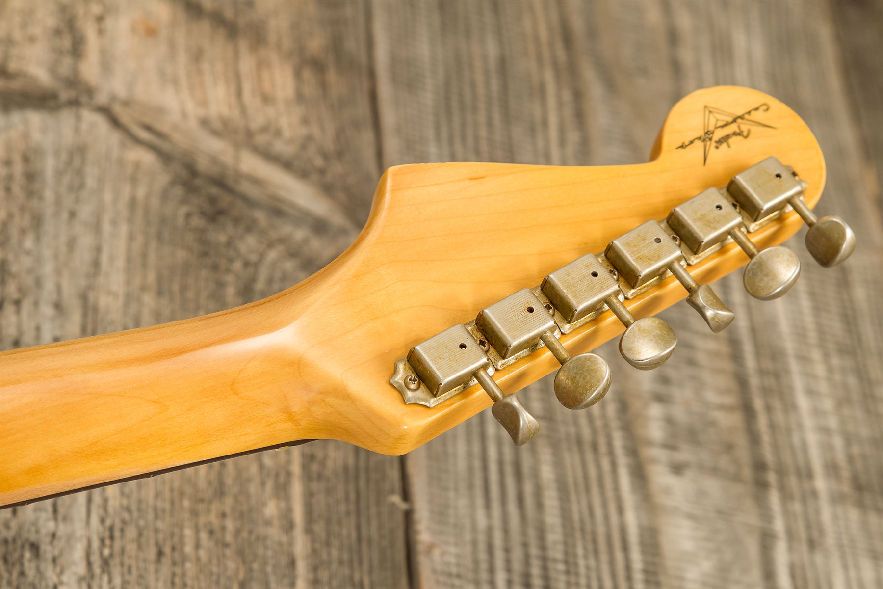 Fender Custom Shop Strat 1959 3s Trem Rw #r138342 - Relic Sonic Blue - Elektrische gitaar in Str-vorm - Variation 7