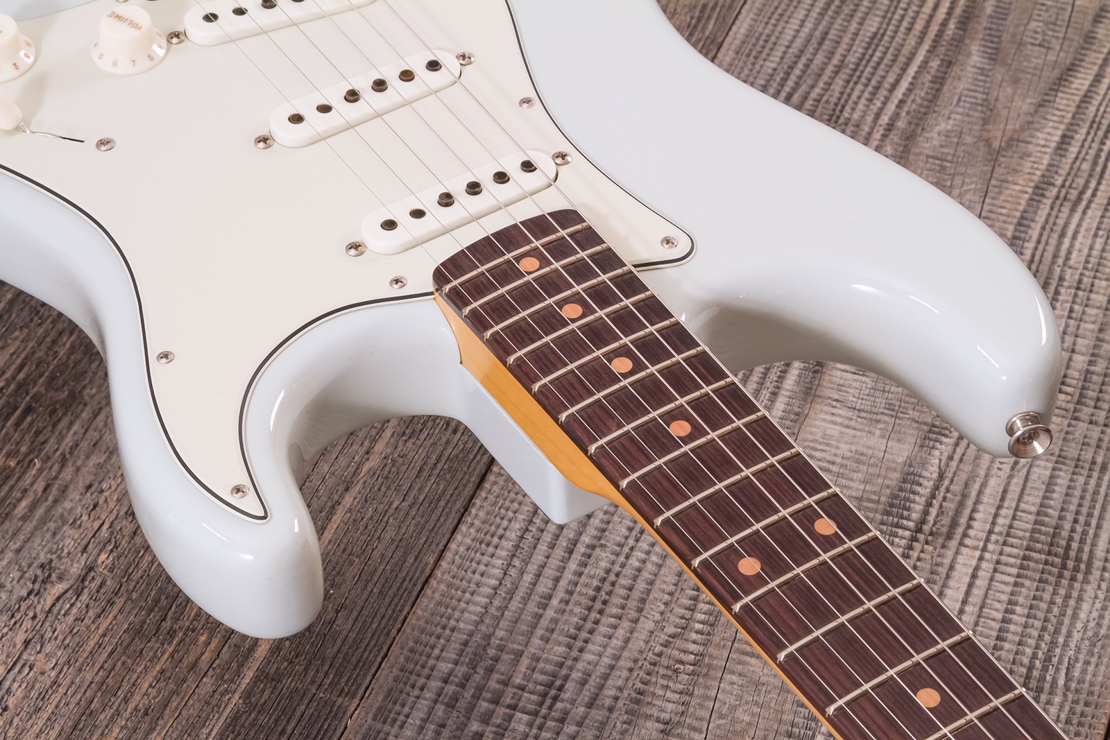 Fender Custom Shop Strat 1959 3s Trem Rw #r143419 - Time Capsule Sonic Blue - Elektrische gitaar in Strat vorm - Variation 4
