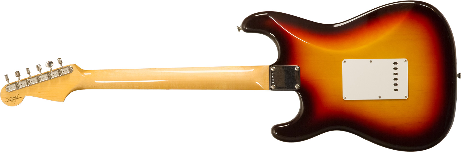 Fender Custom Shop Strat 1959 3s Trem Rw #r146037 - Time Capsule 3-color Sunburst - Elektrische gitaar in Strat vorm - Variation 1