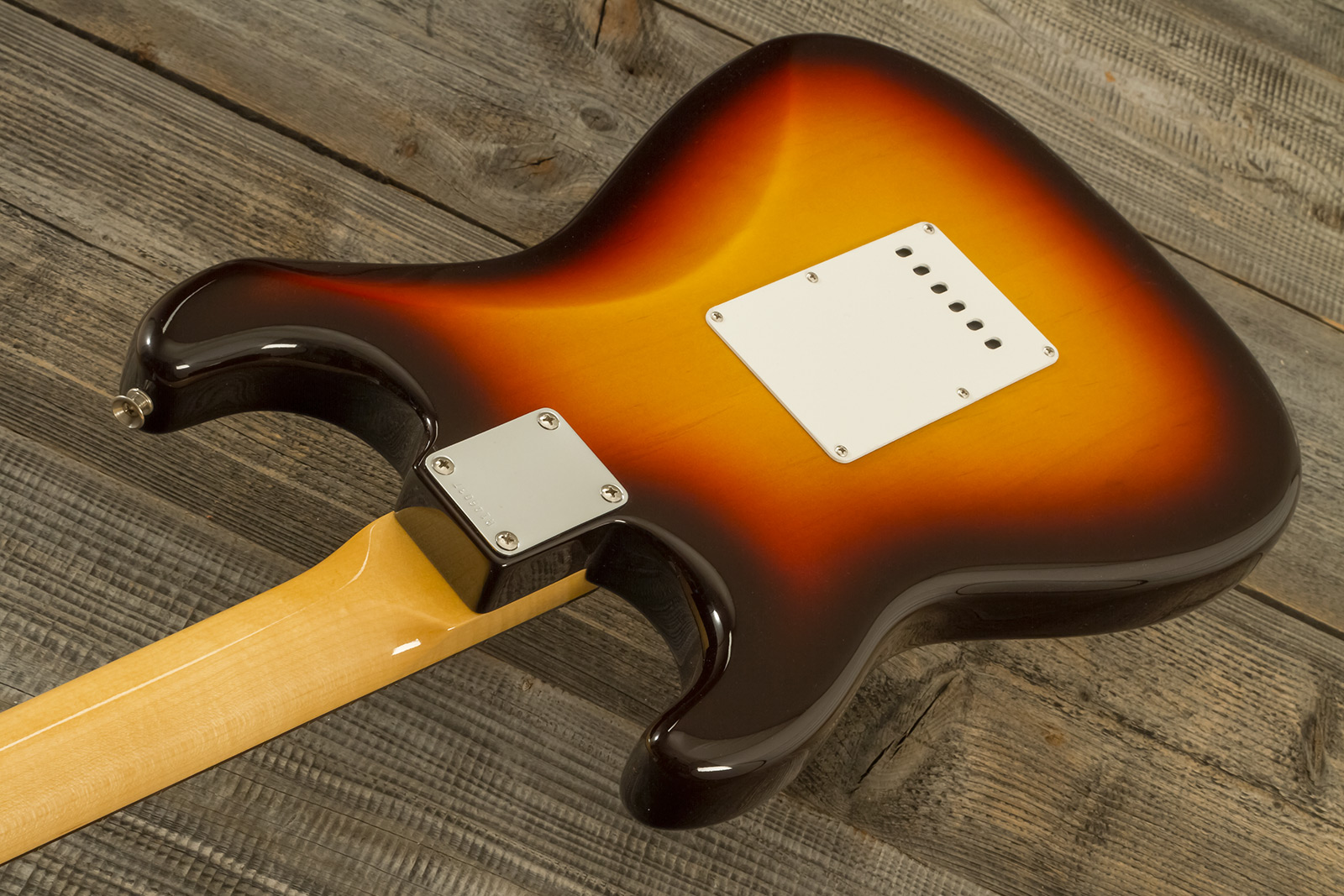 Fender Custom Shop Strat 1959 3s Trem Rw #r146037 - Time Capsule 3-color Sunburst - Elektrische gitaar in Strat vorm - Variation 7