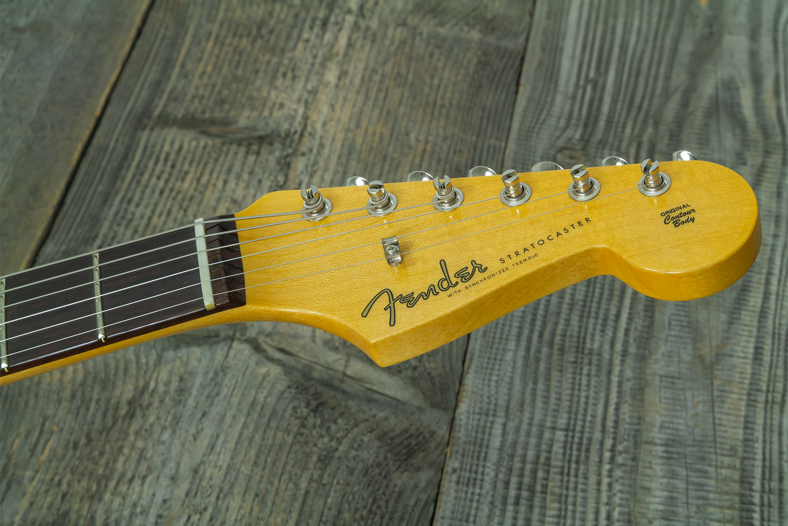 Fender Custom Shop Strat 1959 Vintage Custom 3s Trem Rw #r146975 - Time Capsule Faded Surf Green - Elektrische gitaar in Strat vorm - Variation 10