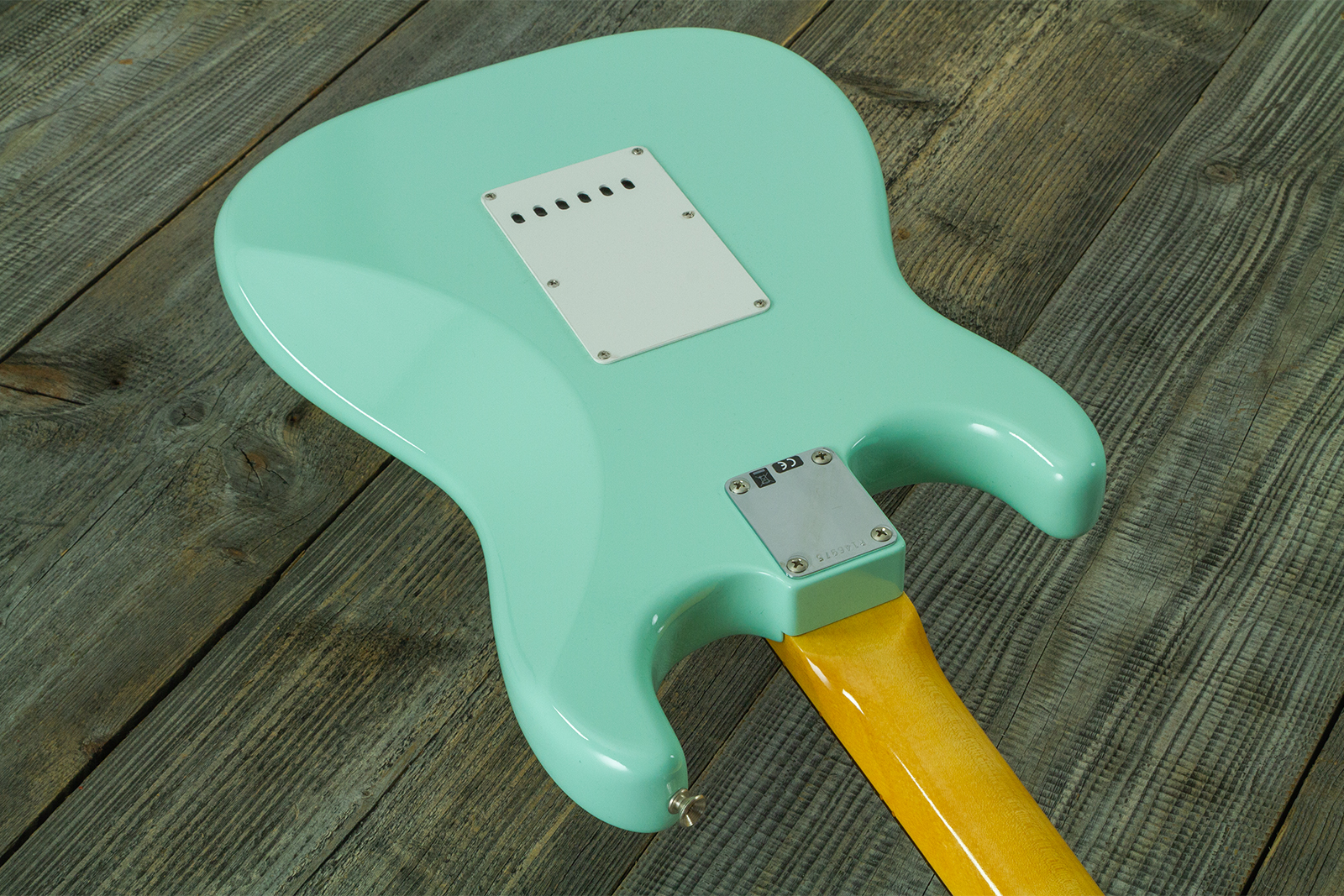 Fender Custom Shop Strat 1959 Vintage Custom 3s Trem Rw #r146975 - Time Capsule Faded Surf Green - Elektrische gitaar in Strat vorm - Variation 6