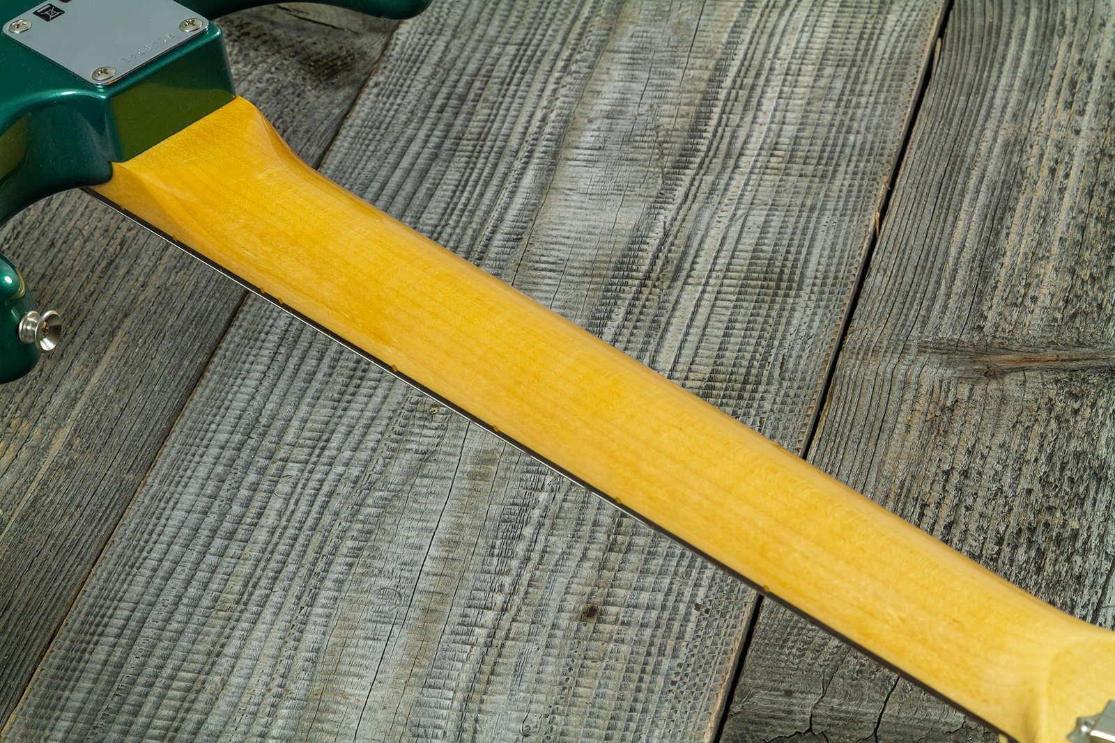 Fender Custom Shop Strat 1959 Vintage Custom 3s Trem Rw #r148541 - Time Capsule Sherwood Green Metallic - Elektrische gitaar in Strat vorm - Variation