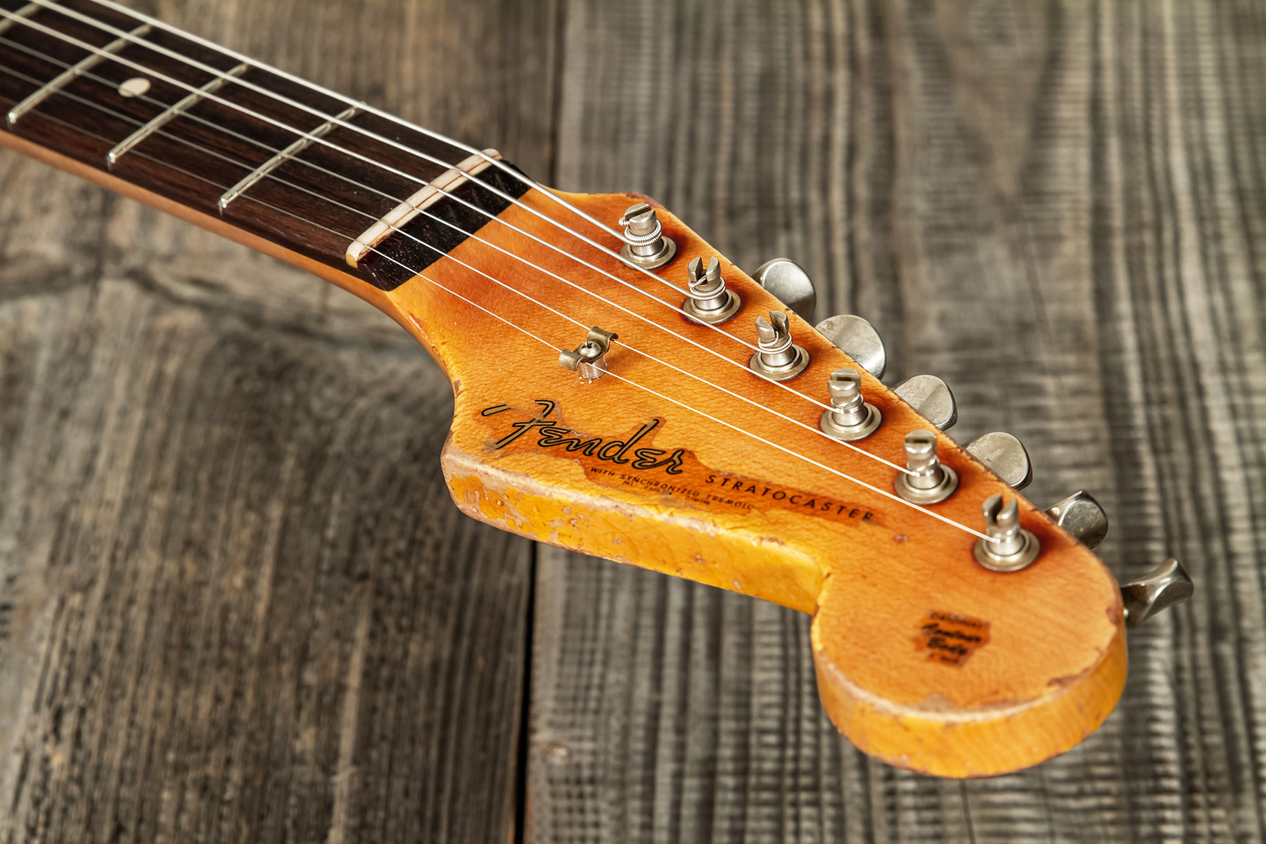 Fender Custom Shop Strat 1961 Masterbuilt K.mcmillin 3s Trem Rw #r127893 - Ultimate Relic 3-color Sunburst - Elektrische gitaar in Str-vorm - Variatio