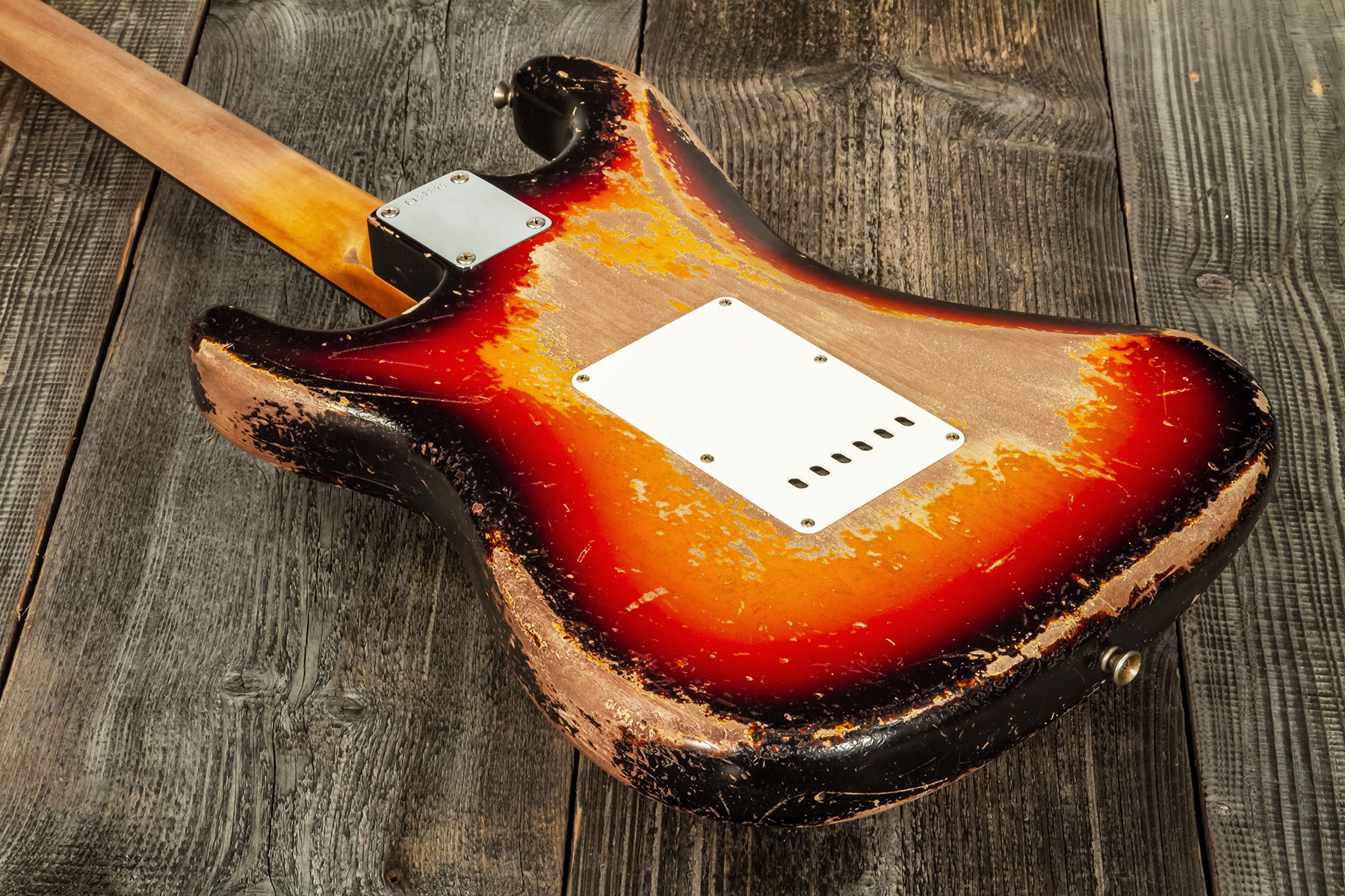 Fender Custom Shop Strat 1961 Masterbuilt K.mcmillin 3s Trem Rw #r127893 - Ultimate Relic 3-color Sunburst - Elektrische gitaar in Str-vorm - Variatio