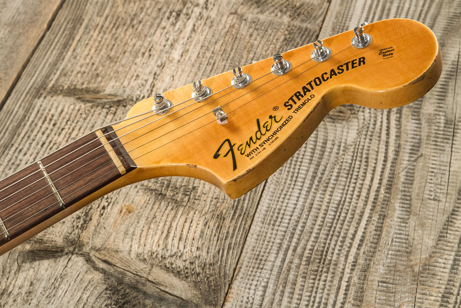 Fender Custom Shop Strat 1969 3s Trem Rw #r132166 - Heavy Relic Candy Tangerine - Elektrische gitaar in Str-vorm - Variation 10