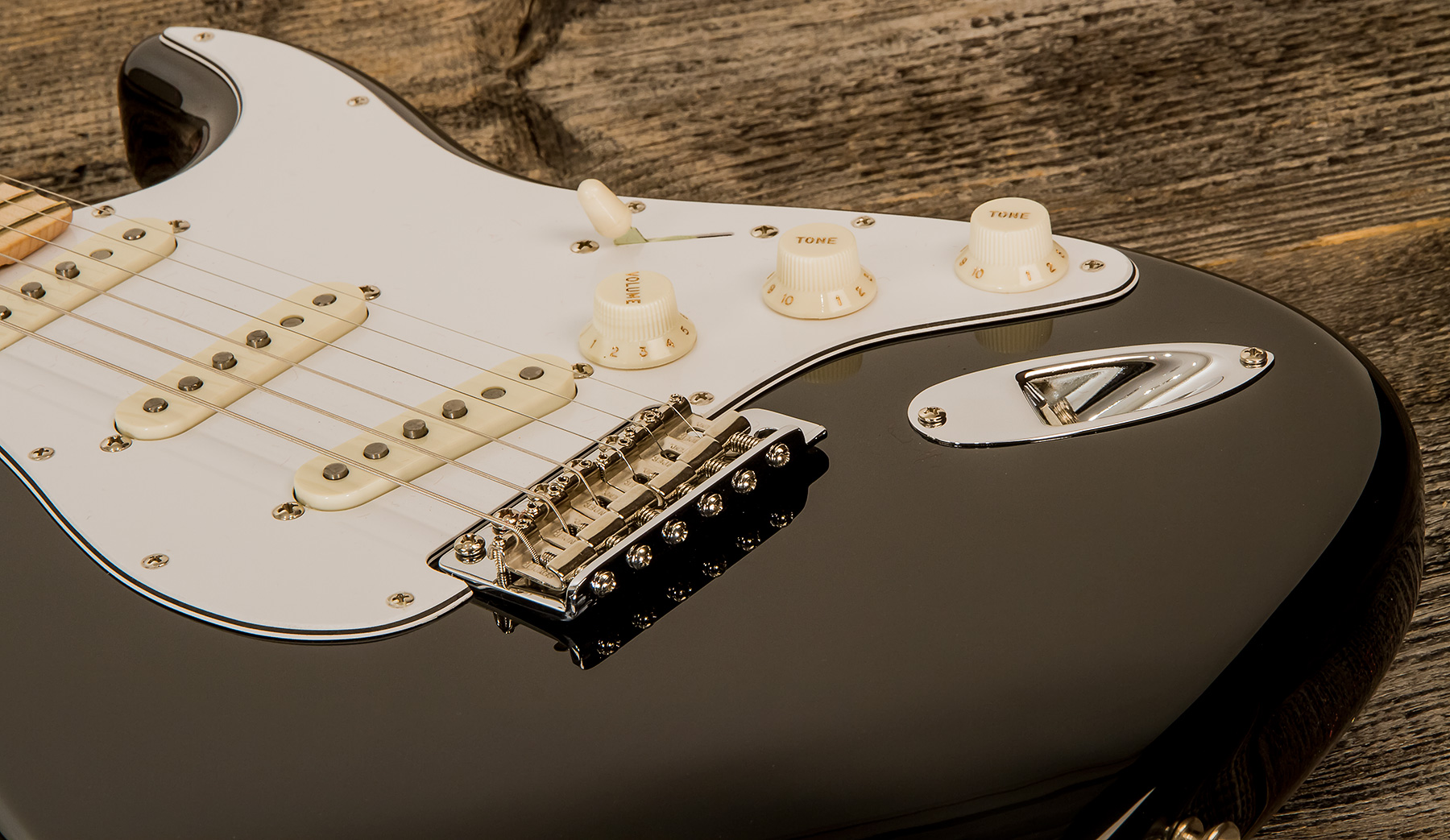 Fender Custom Shop Strat 1969 3s Trem Mn #r123423 - Nos Black - Elektrische gitaar in Str-vorm - Variation 3