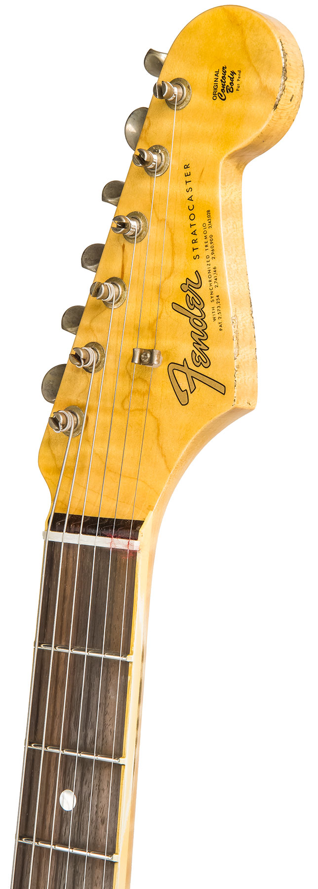 Fender Custom Shop Strat 1965 Ltd Usa Rw #cz548544 - Relic Daphne Blue Sparkle - Elektrische gitaar in Str-vorm - Variation 5