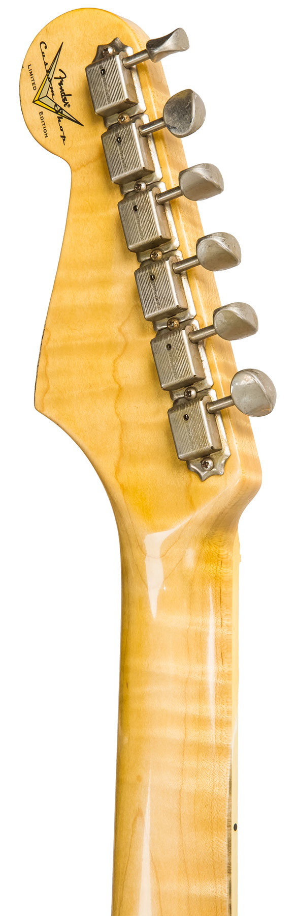 Fender Custom Shop Strat 1965 Ltd Usa Rw #cz548544 - Relic Daphne Blue Sparkle - Elektrische gitaar in Str-vorm - Variation 6