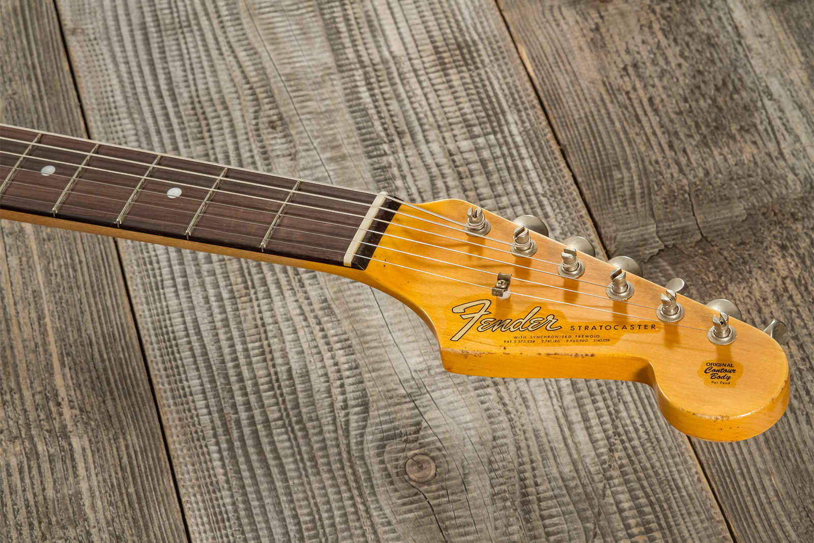 Fender Custom Shop Strat Late 1964 3s Trem Rw #cz569756 - Relic Target 3-color Sunburst - Elektrische gitaar in Str-vorm - Variation 8