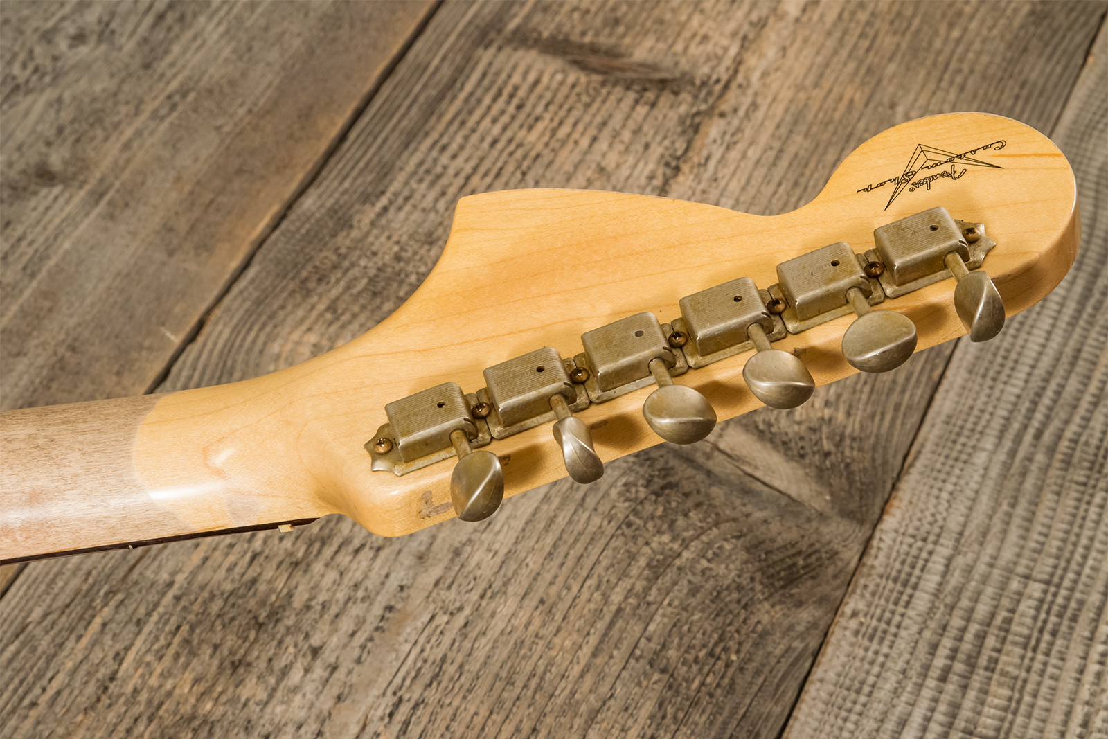 Fender Custom Shop Strat Michael Landau 1968 Signature Trem 3s #r138684 - Relic Black - Elektrische gitaar in Strat vorm - Variation 11