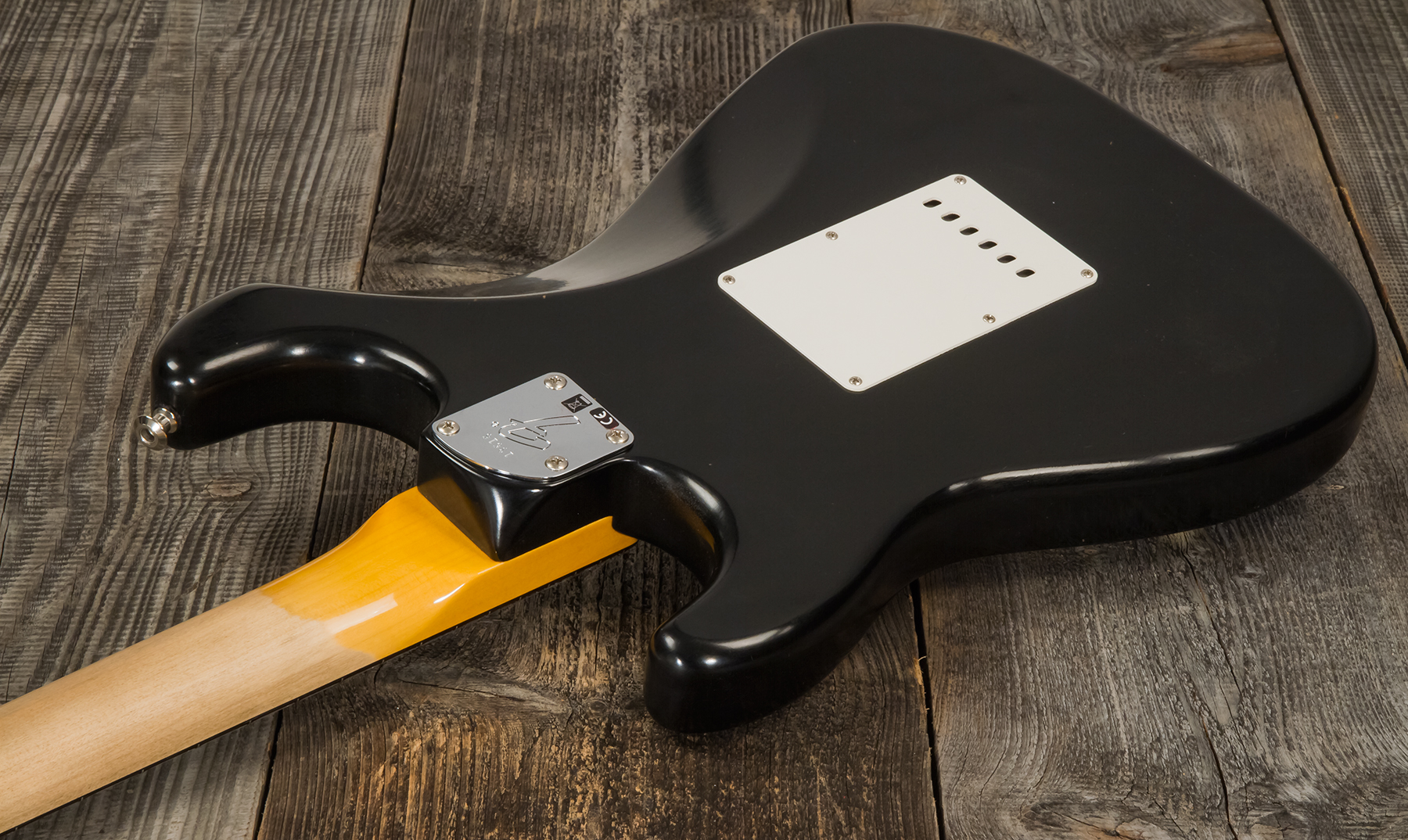 Fender Custom Shop Strat Postmodern 3s Trem Rw #xn13616 - Journeyman Relic Aged Black - Elektrische gitaar in Str-vorm - Variation 3
