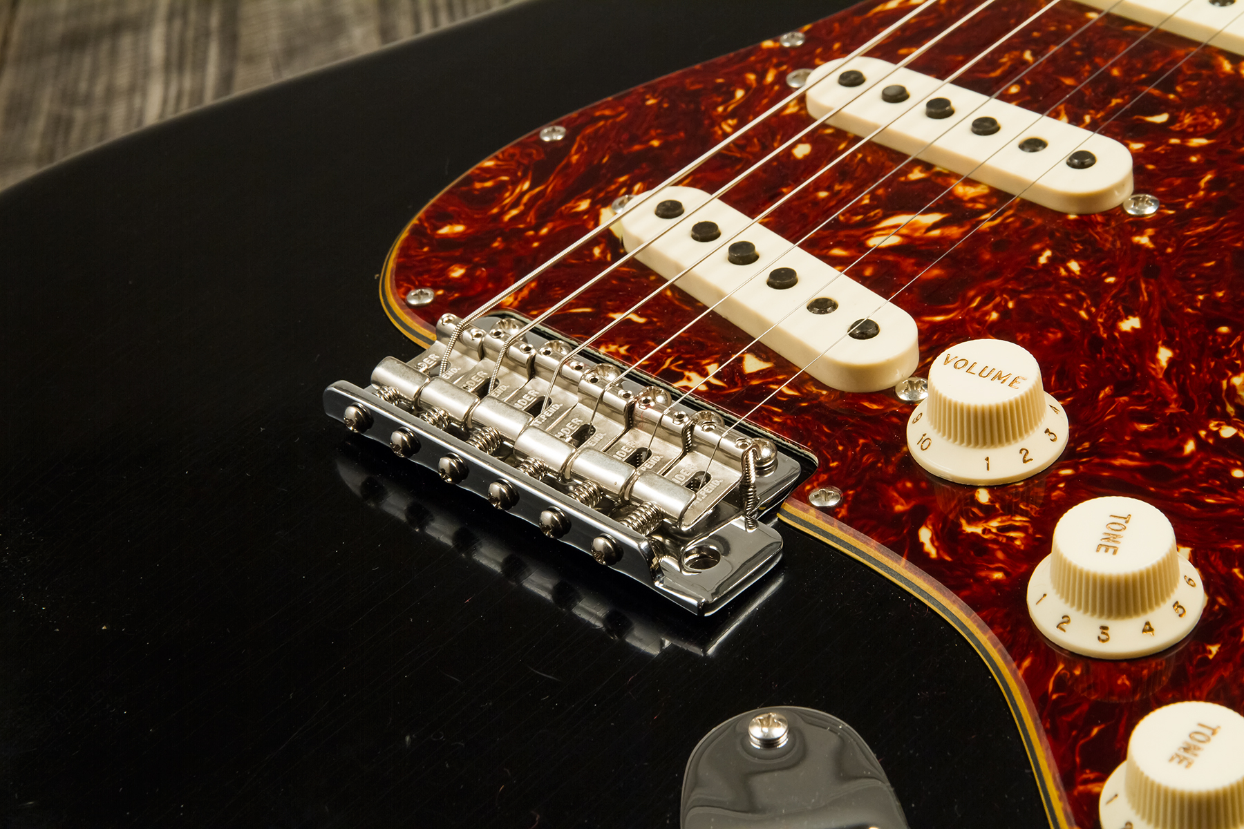 Fender Custom Shop Strat Postmodern 3s Trem Rw #xn13616 - Journeyman Relic Aged Black - Elektrische gitaar in Str-vorm - Variation 4