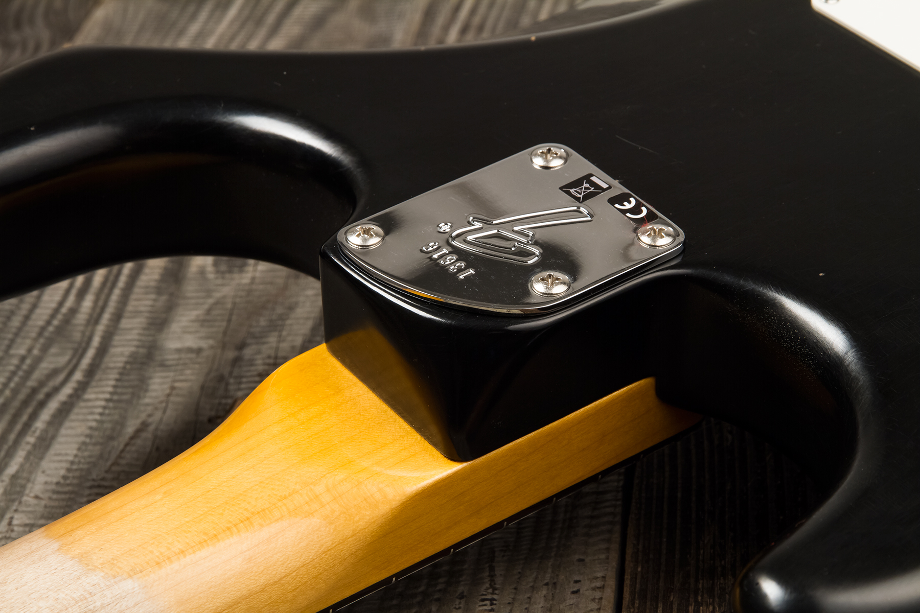 Fender Custom Shop Strat Postmodern 3s Trem Rw #xn13616 - Journeyman Relic Aged Black - Elektrische gitaar in Str-vorm - Variation 5
