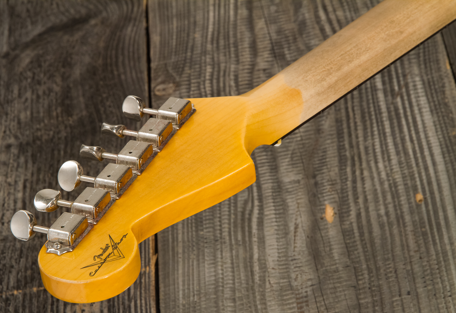 Fender Custom Shop Strat Postmodern 3s Trem Rw #xn13616 - Journeyman Relic Aged Black - Elektrische gitaar in Str-vorm - Variation 7