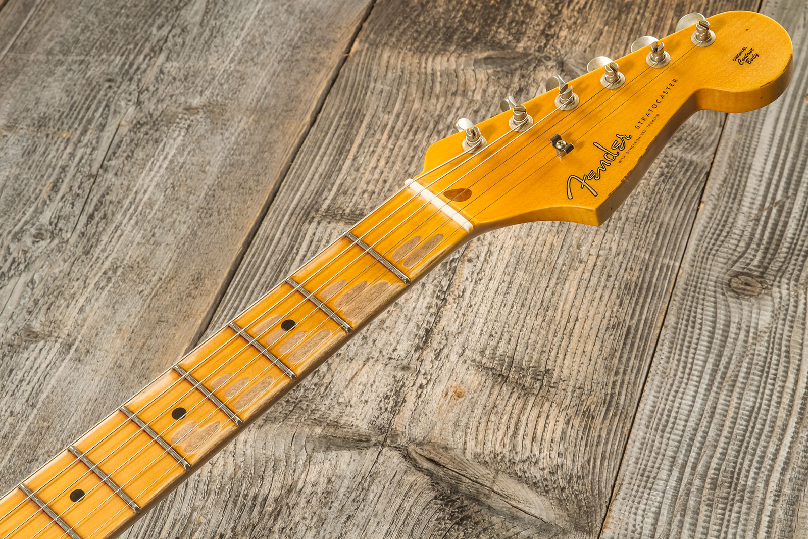 Fender Custom Shop Strat Tomatillo Special 3s Trem Mn #cz571096 - Relic Aged Ice Blue Metallic - Elektrische gitaar in Str-vorm - Variation 9