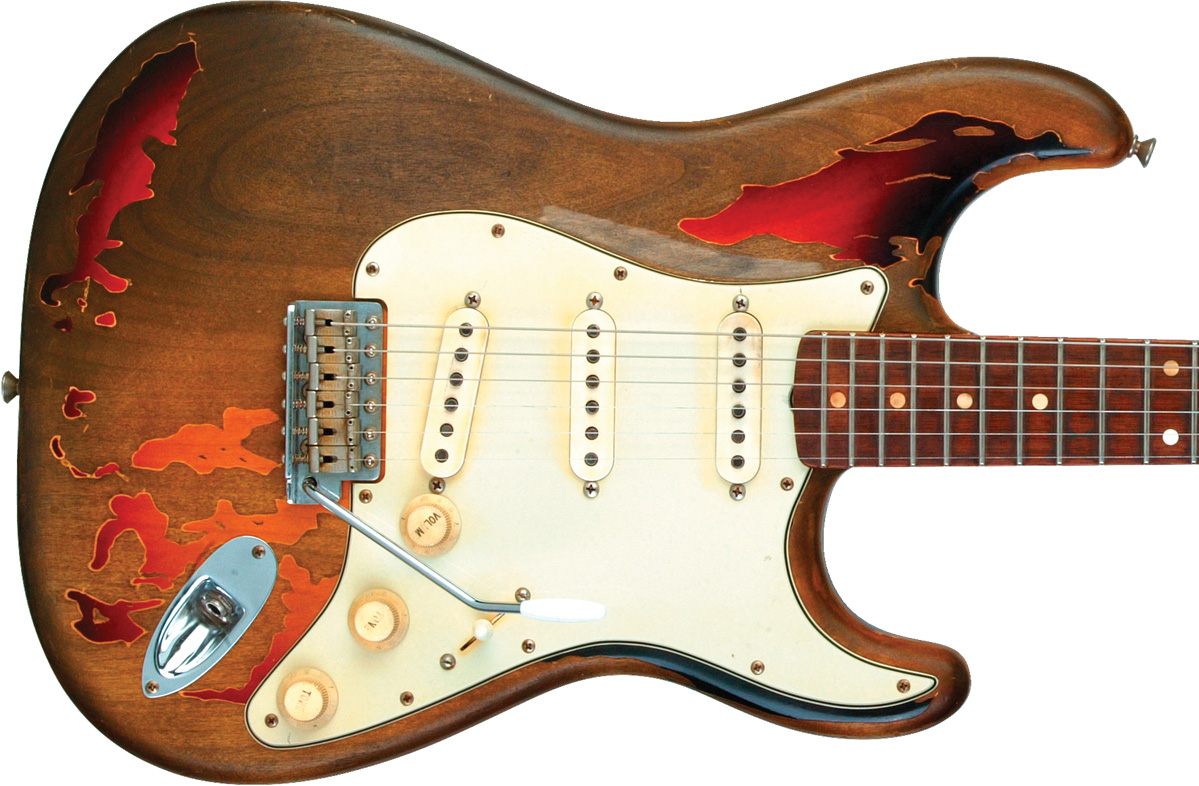 Fender Custom Shop Rory Gallagher Strat Rw - Relic 3-color Sunburst - Elektrische gitaar in Str-vorm - Variation 2