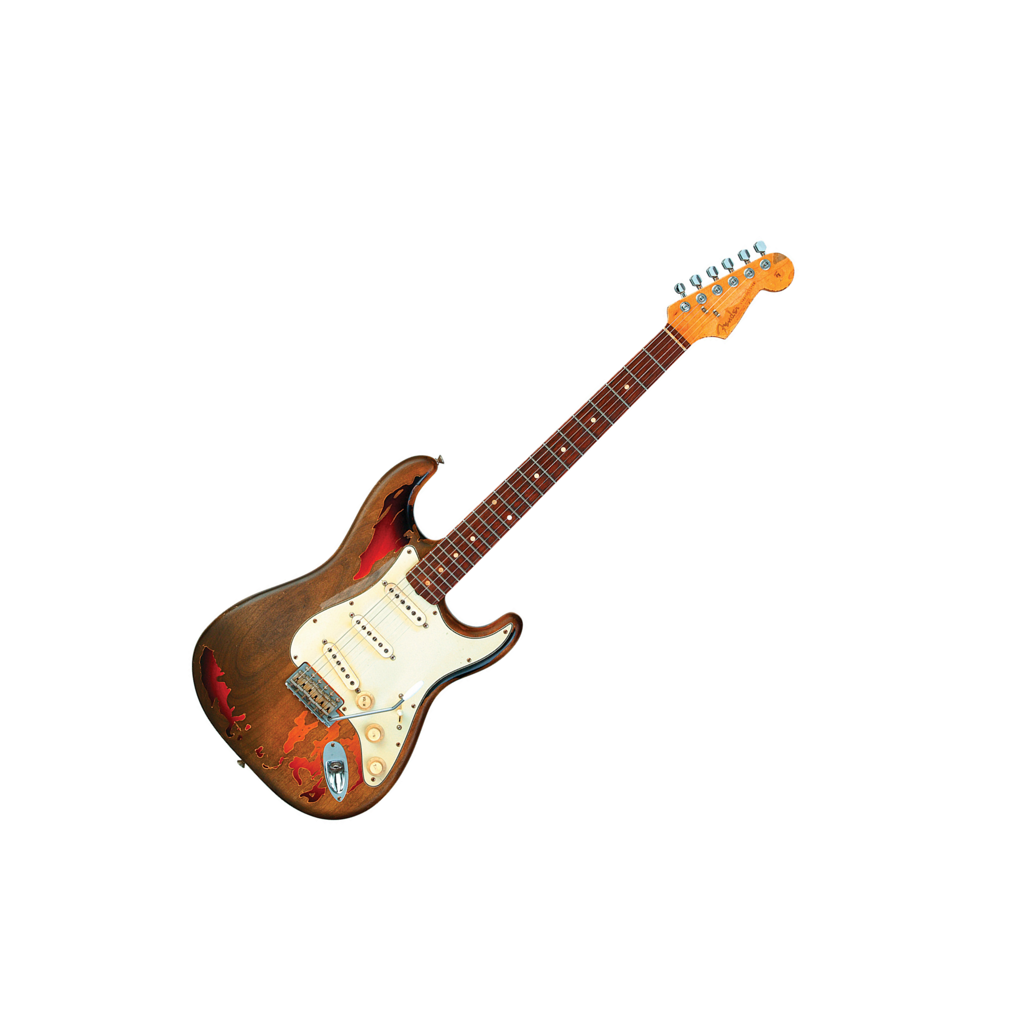Fender Custom Shop Rory Gallagher Strat Rw - Relic 3-color Sunburst - Elektrische gitaar in Str-vorm - Variation 5