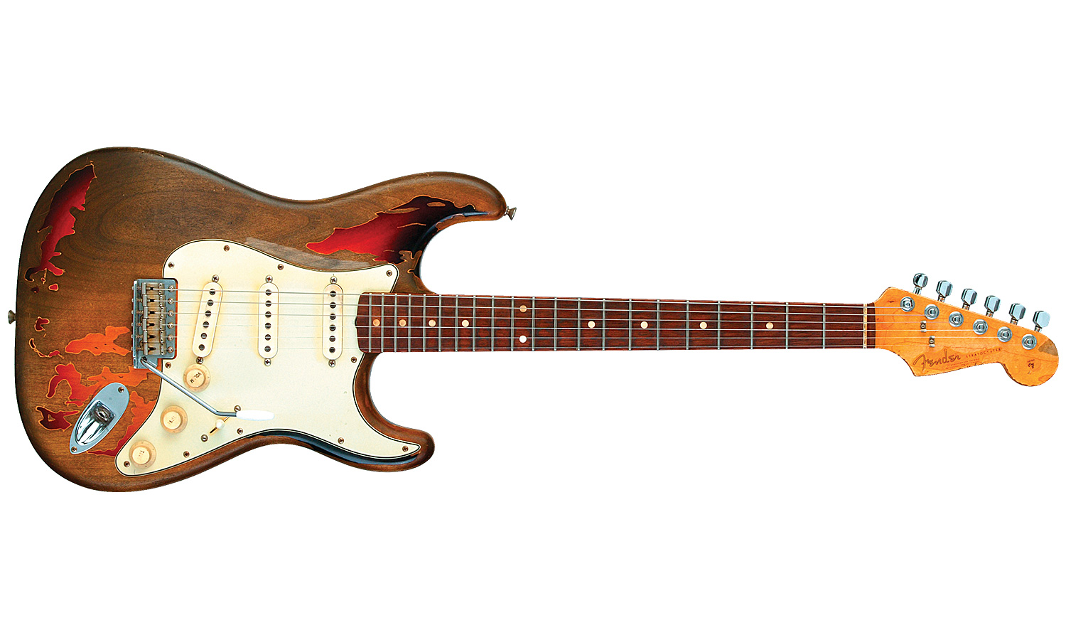 Fender Custom Shop Rory Gallagher Strat Rw - Relic 3-color Sunburst - Elektrische gitaar in Str-vorm - Variation 1