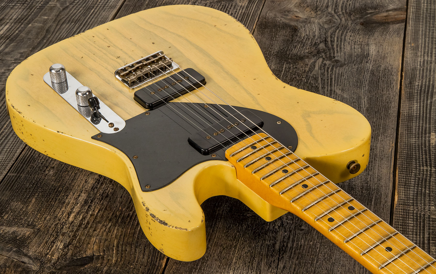 Fender Custom Shop Tele 1950 Masterbuilt J.smith Mn #r111000 - Relic Nocaster Blonde - Televorm elektrische gitaar - Variation 1