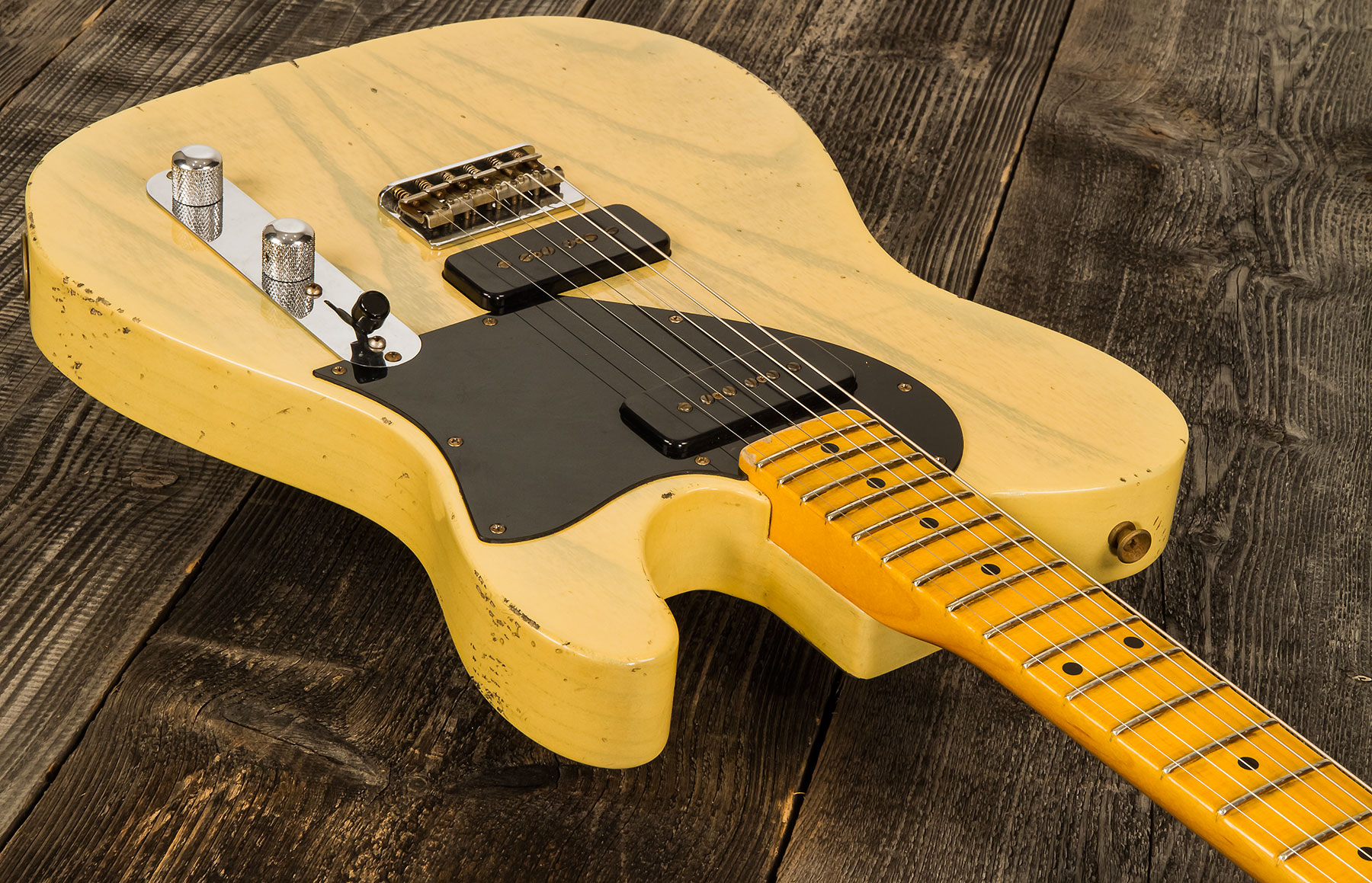 Fender Custom Shop Tele 1950 Masterbuilt J.smith Mn #r116221 - Relic Nocaster Blonde - Televorm elektrische gitaar - Variation 1