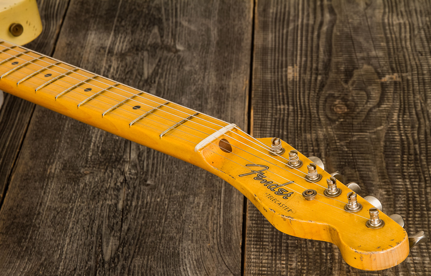 Fender Custom Shop Tele 1950 Masterbuilt J.smith Mn #r116221 - Relic Nocaster Blonde - Televorm elektrische gitaar - Variation 4