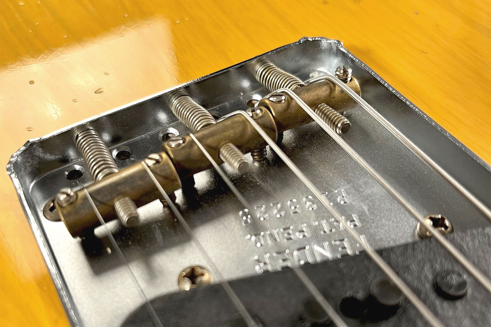 Fender Custom Shop Tele 1952 2s Ht Mn #r135225 - Relic Aged Buttercotch Blonde - Televorm elektrische gitaar - Variation 5