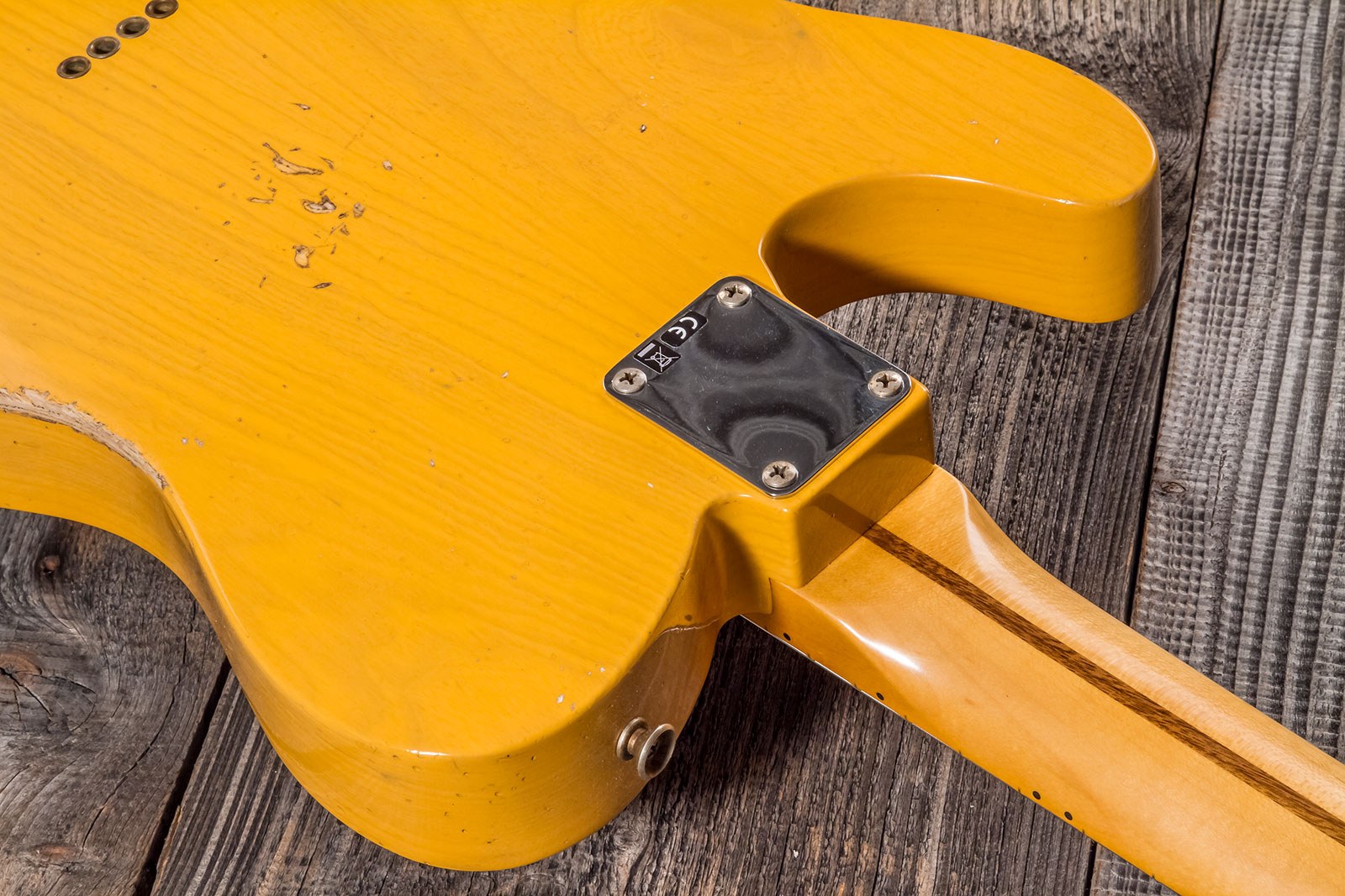Fender Custom Shop Tele 1952 2s Ht Mn #r135225 - Relic Aged Buttercotch Blonde - Televorm elektrische gitaar - Variation 7