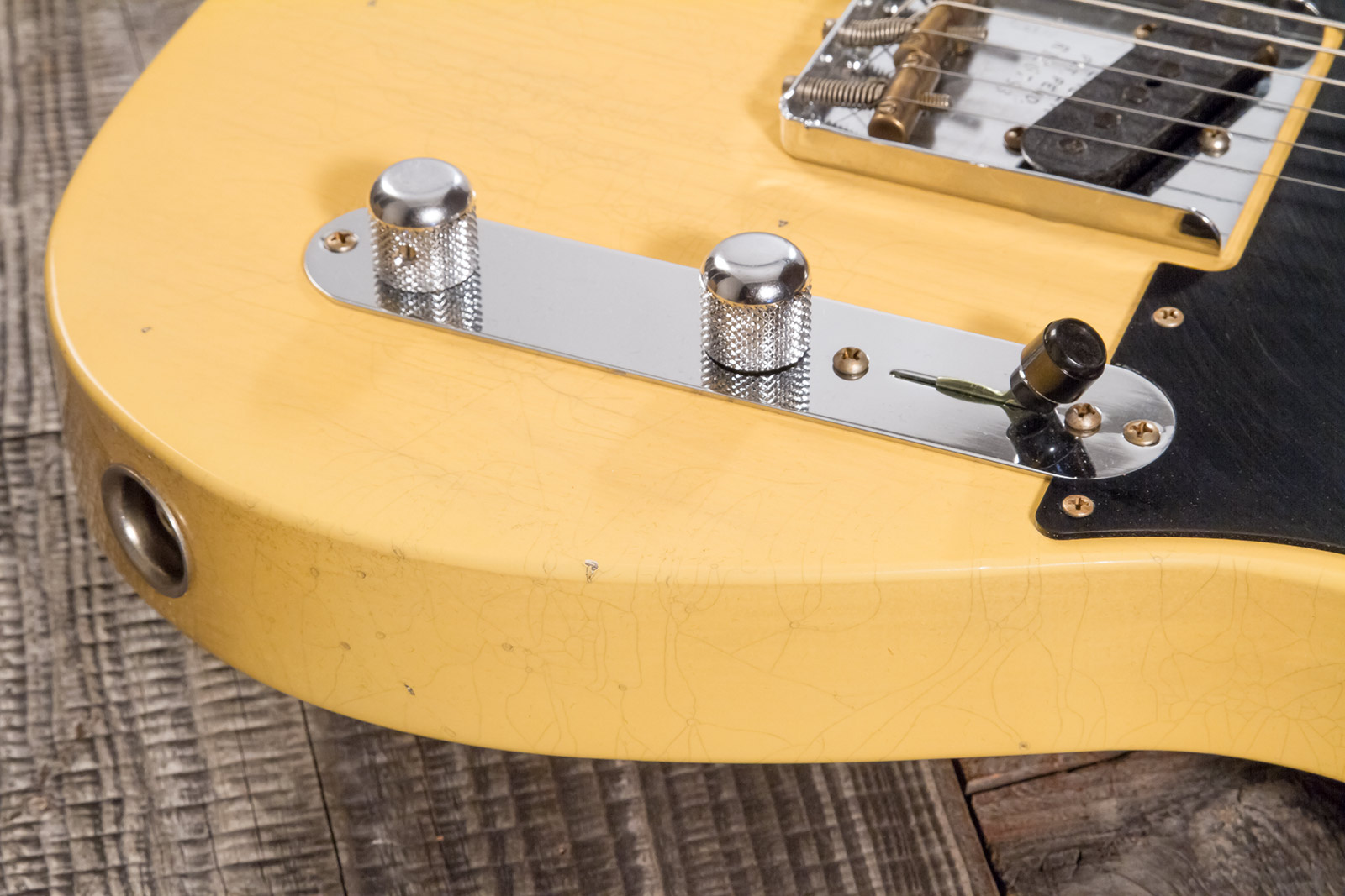 Fender Custom Shop Tele 1953 2s Ht Mn #r126793 - Journeyman Relic Aged Nocaster Blonde - Televorm elektrische gitaar - Variation 3