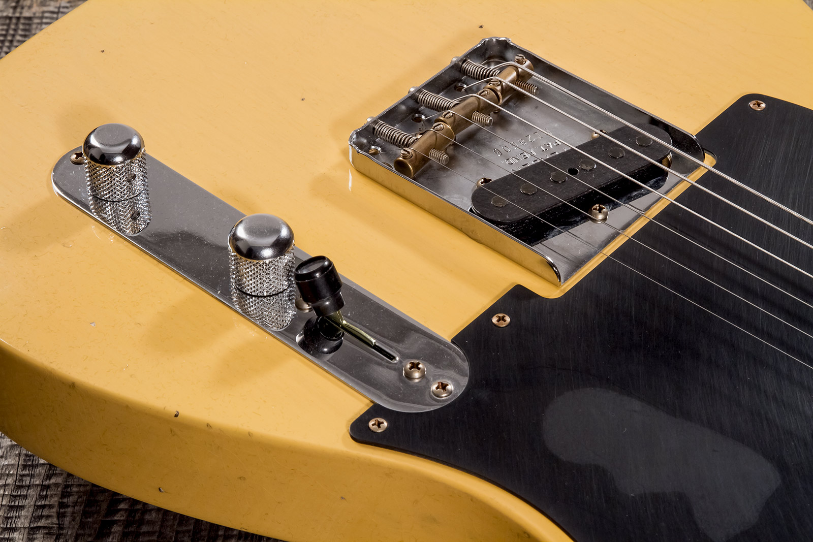 Fender Custom Shop Tele 1953 2s Ht Mn #r128606 - Journeyman Relic Aged Nocaster Blonde - Televorm elektrische gitaar - Variation 4
