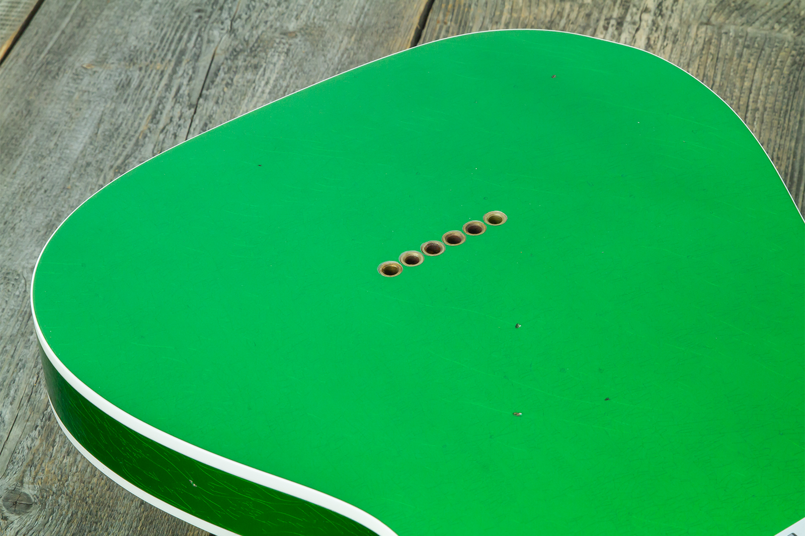 Fender Custom Shop Tele 1959 Vintage Custom 2s Ht Rw #r147917 - Journeyman Relic Candy Green - Televorm elektrische gitaar - Variation 10