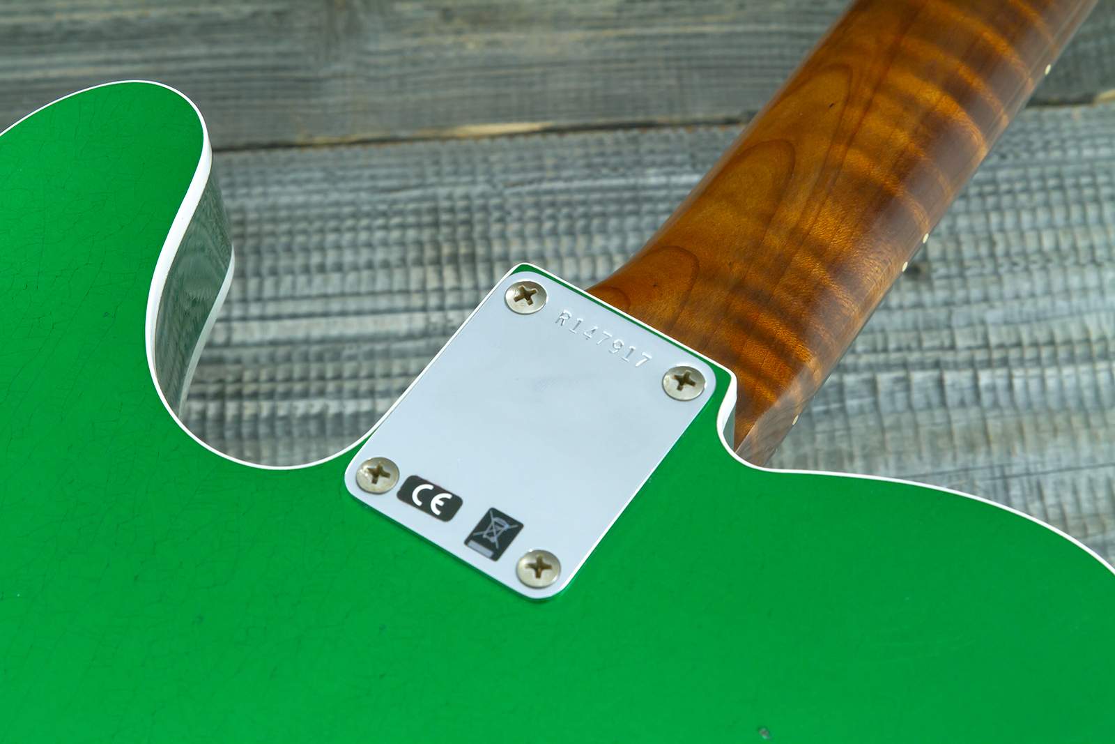 Fender Custom Shop Tele 1959 Vintage Custom 2s Ht Rw #r147917 - Journeyman Relic Candy Green - Televorm elektrische gitaar - Variation 11