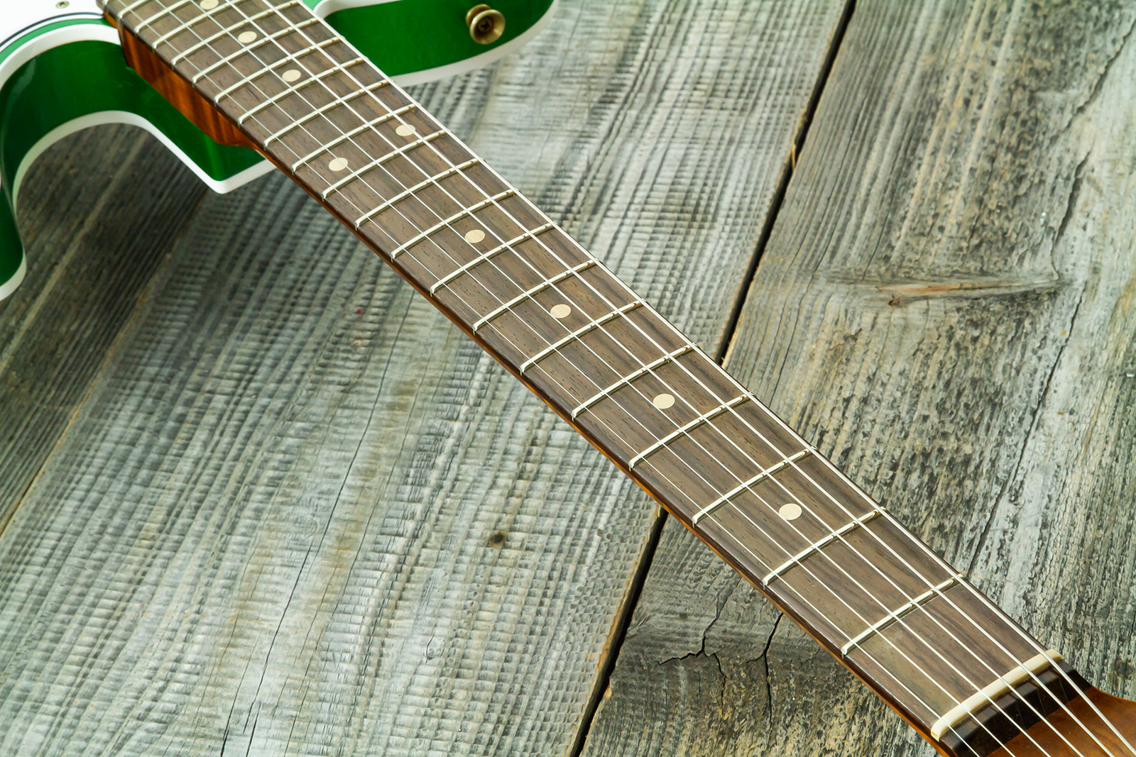 Fender Custom Shop Tele 1959 Vintage Custom 2s Ht Rw #r147917 - Journeyman Relic Candy Green - Televorm elektrische gitaar - Variation 7