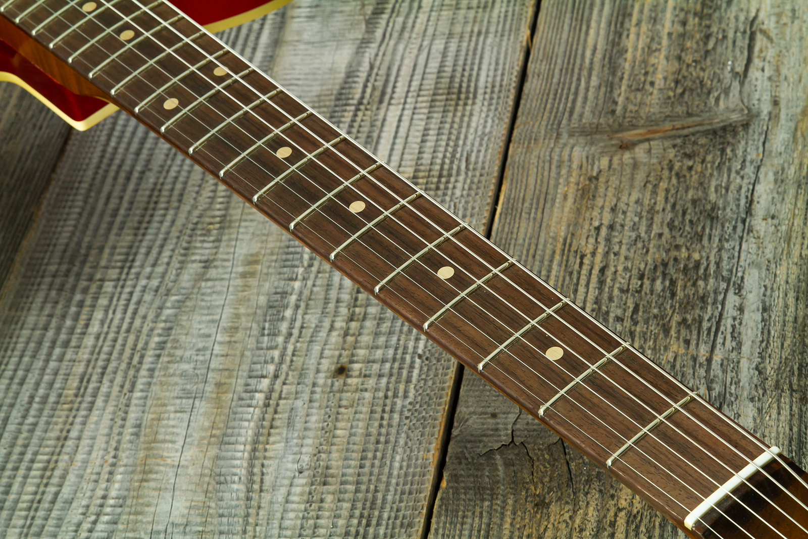 Fender Custom Shop Tele 1959 Vintage Custom 2s Ht Rw #r147953 - Journeyman Relic Candy Apple Red - Televorm elektrische gitaar - Variation 7