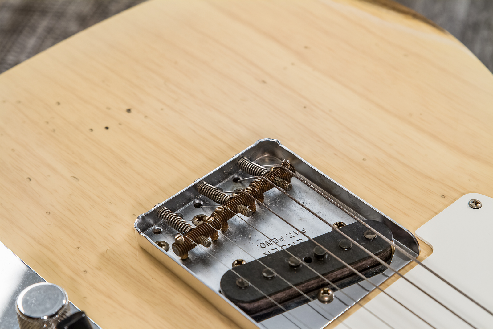 Fender Custom Shop Tele 1960 2s Ht Rw #cz569492 - Relic Natural Blonde - Televorm elektrische gitaar - Variation 4