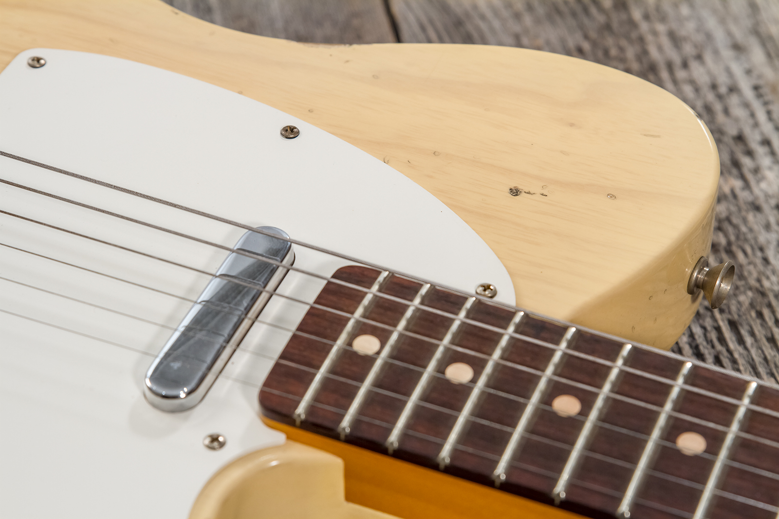Fender Custom Shop Tele 1960 2s Ht Rw #cz569492 - Relic Natural Blonde - Televorm elektrische gitaar - Variation 5