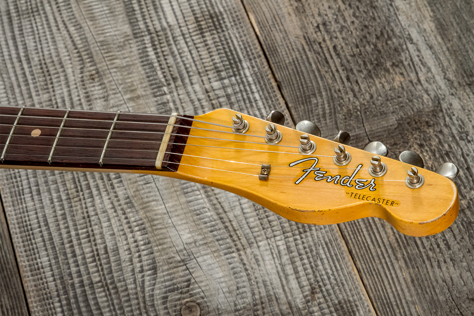 Fender Custom Shop Tele 1960 2s Ht Rw #cz569492 - Relic Natural Blonde - Televorm elektrische gitaar - Variation 8