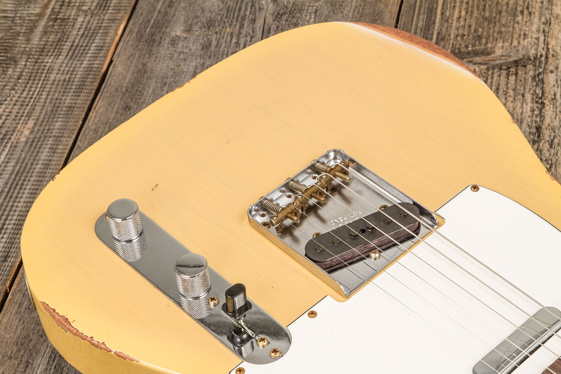Fender Custom Shop Tele 1960 2s Ht Rw #r133843 - Relic Natural Blonde - Televorm elektrische gitaar - Variation 3