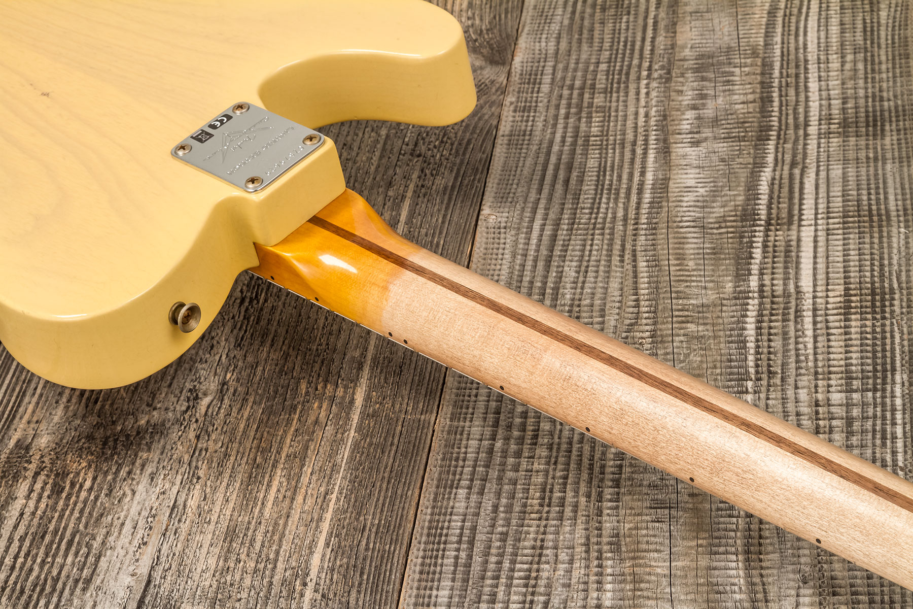 Fender Custom Shop Tele 1960 2s Ht Rw #r133843 - Relic Natural Blonde - Televorm elektrische gitaar - Variation 6