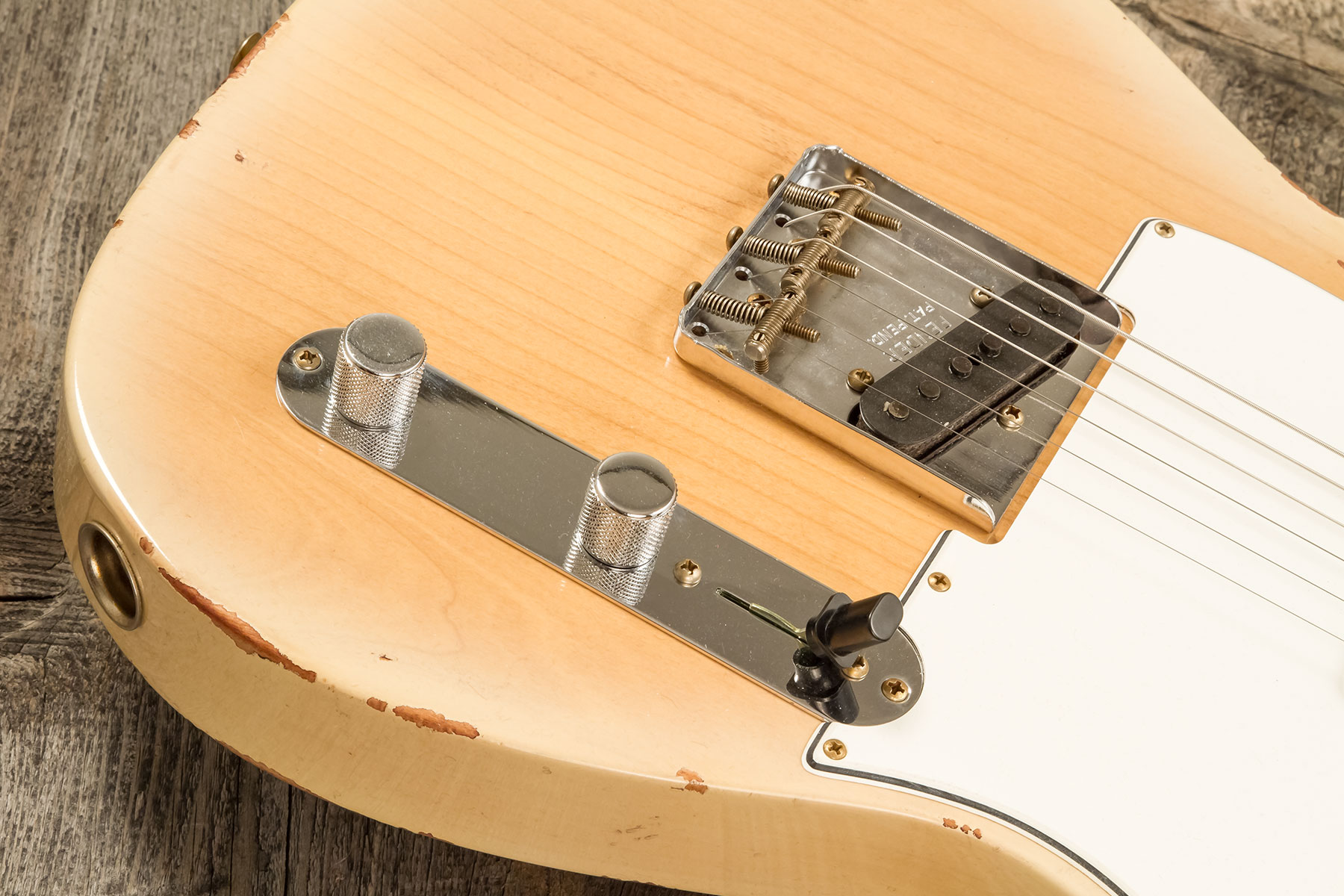 Fender Custom Shop Tele 1960 2s Ht Rw #r135928 - Relic Natural Blonde - Televorm elektrische gitaar - Variation 3