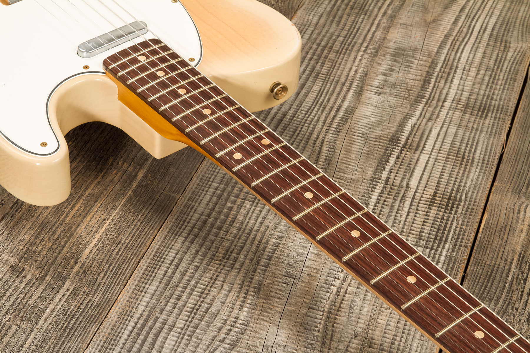 Fender Custom Shop Tele 1960 2s Ht Rw #r135928 - Relic Natural Blonde - Televorm elektrische gitaar - Variation 4